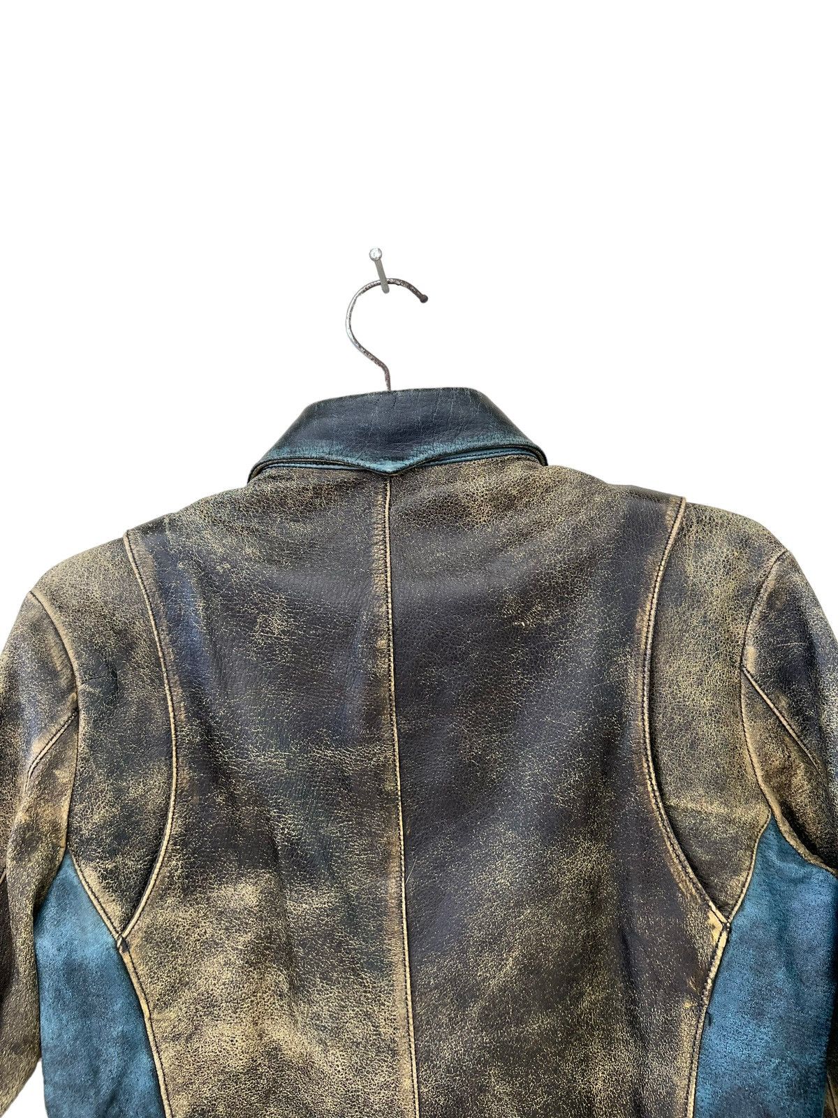 Obelisk Vintage Obelisk Japan Nice Patina Horse Leather Shirt Size US M / EU 48-50 / 2 - 15 Thumbnail