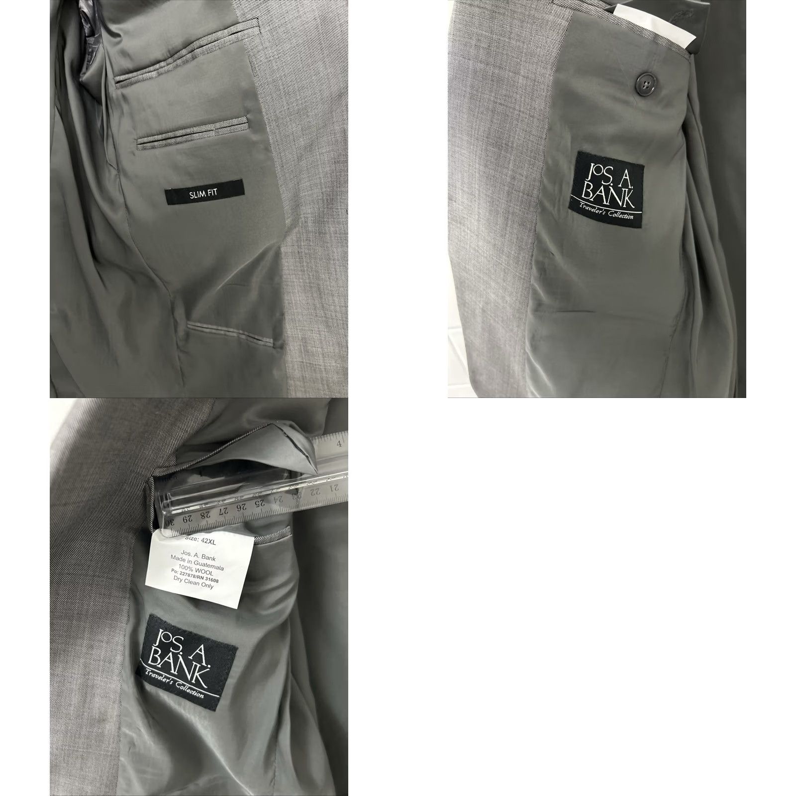 Jos. A. Bank VINTAGE? No. Size US XXL / EU 58 / 5 - 9 Thumbnail
