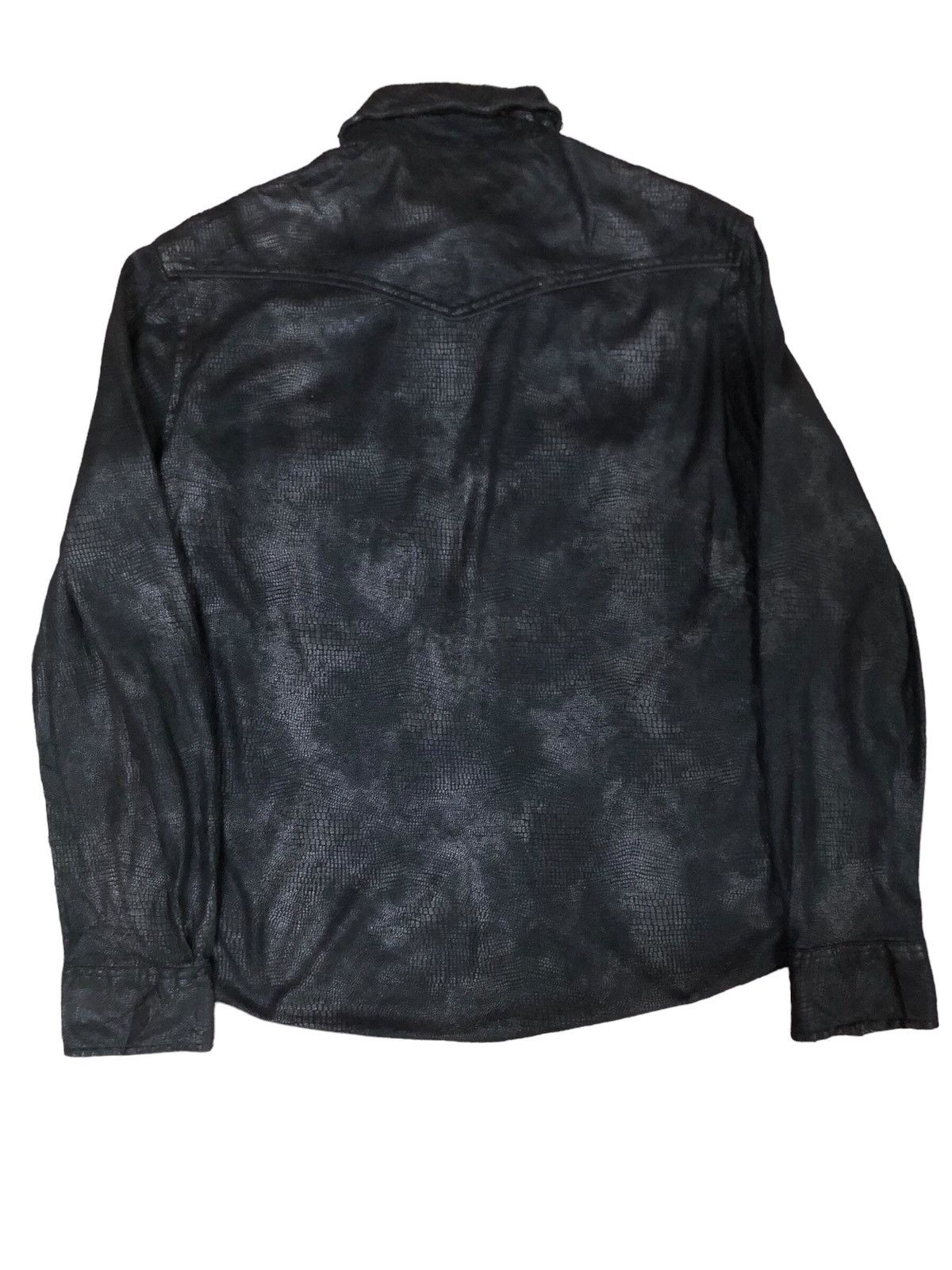 Japanese Brand Spinash Snake Print Button Ups Shirt Size US S / EU 44-46 / 1 - 2 Thumbnail