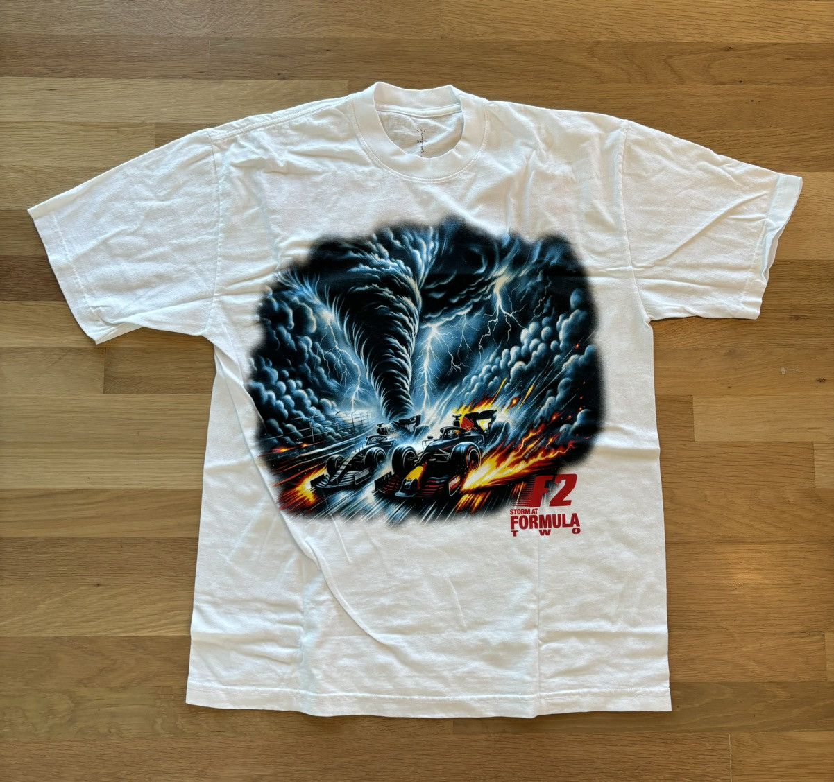 RARE Travis Scott Stormi Formula Two F2 Pit Crew Tee