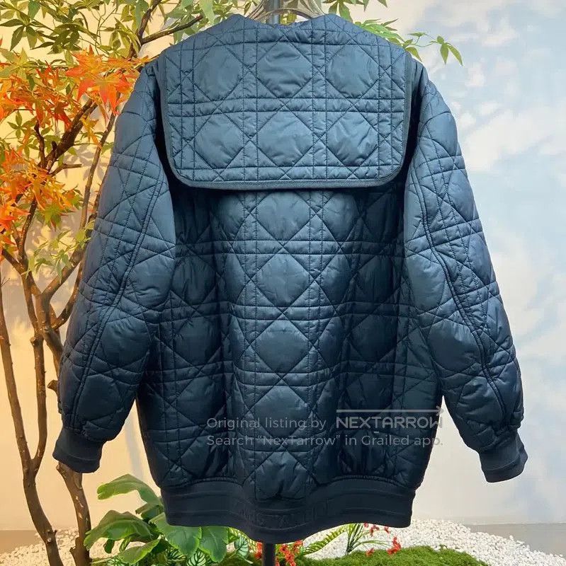 Dior Dior Quilted Black Women's Coat . Size L / US 10 / IT 46 - 2 Thumbnail