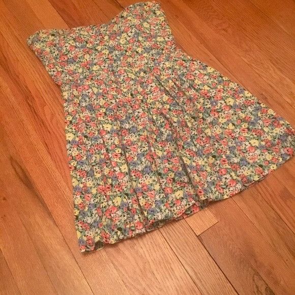 MINKPINK MinkPink floral strapless zipper mini dress Size M / US 6-8 / IT 42-44 - 3 Thumbnail