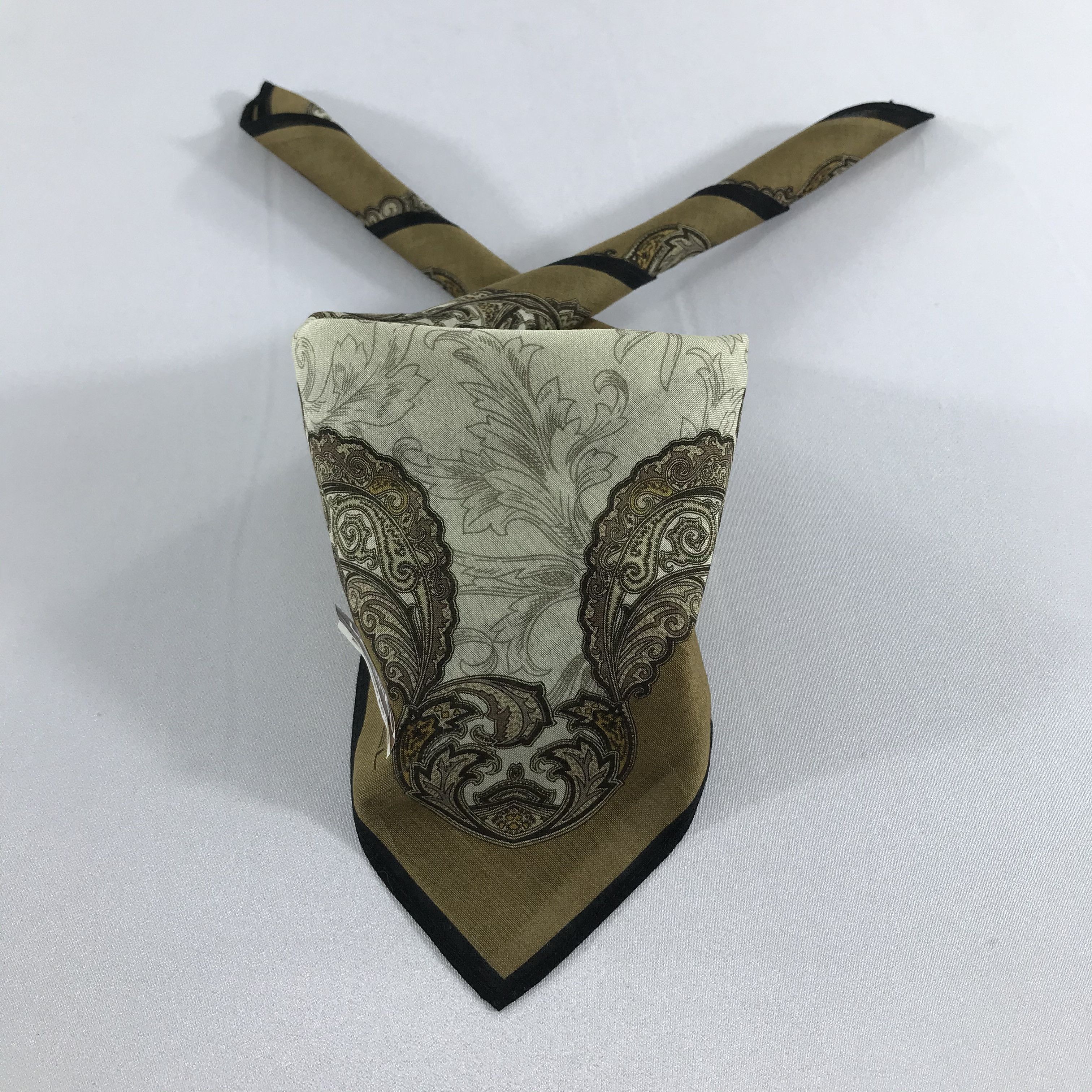 Lancel Lancel Paisley Handkerchief Neckerchief Bandana H1233 Size ONE SIZE - 1 Thumbnail