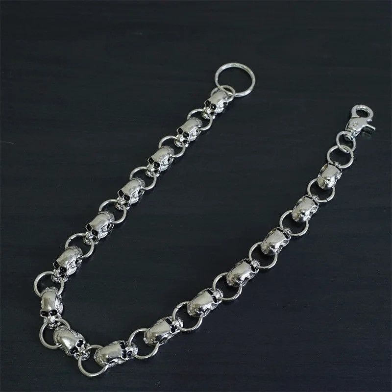 Jewelry Skull Domineering Heavy Waist Chain Wallet Chain Size ONE SIZE - 2 Thumbnail
