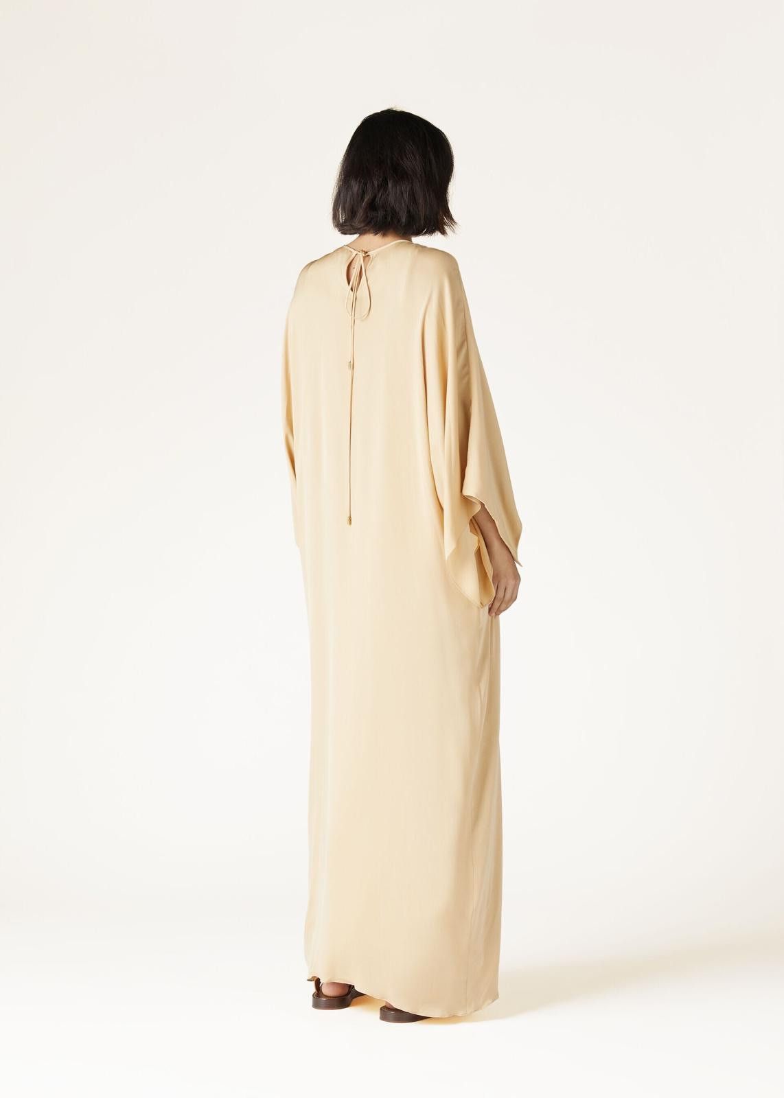 Loro Piana o1srvl11e0125 FAN8309 Jayma Silk Dress in Yellow Size M / US 6-8 / IT 42-44 - 5 Thumbnail