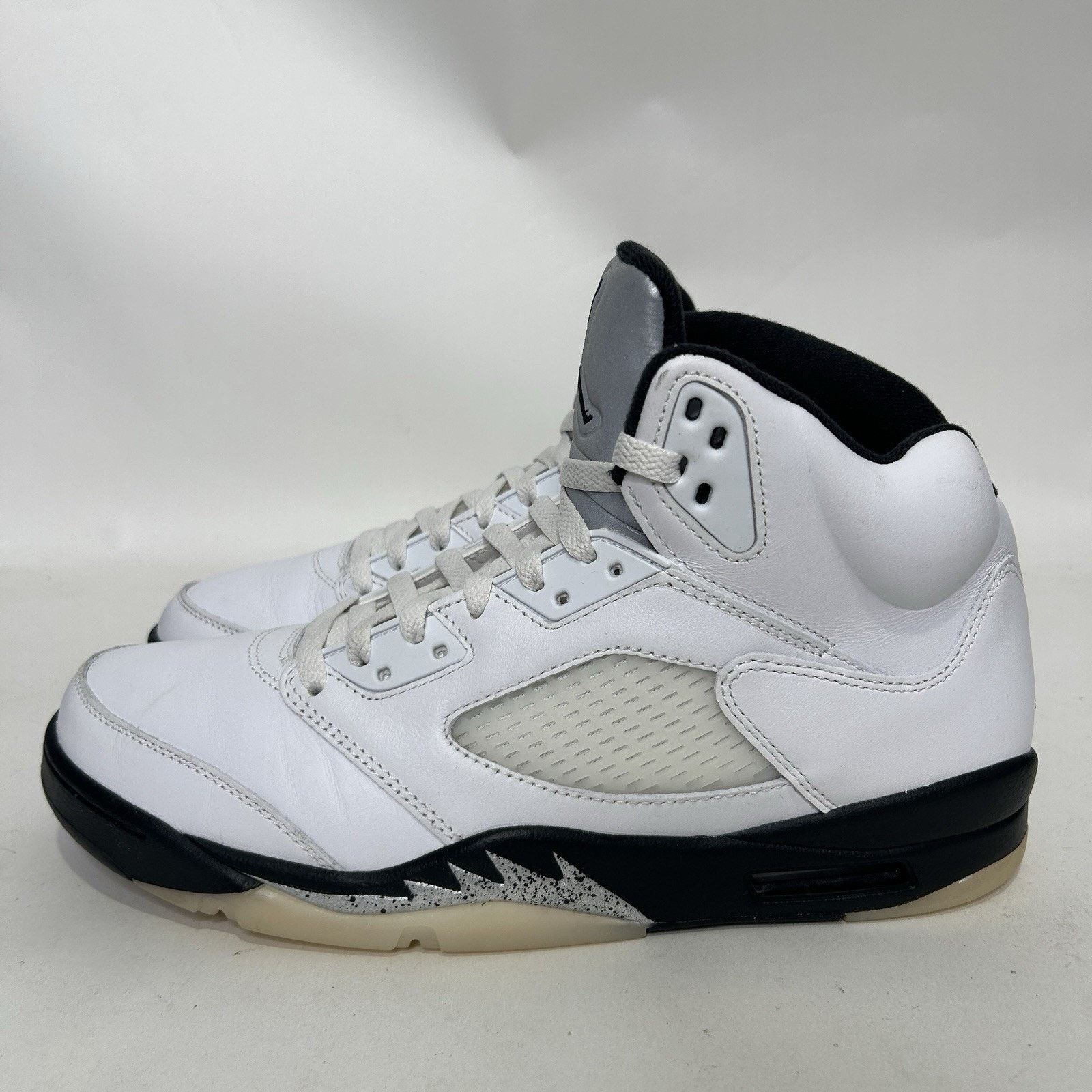 Jordan Brand Nike Air Jordan 5 Retro OG “Reverse Metallic/White Black” Size US 11.5 / EU 44-45 - 6 Thumbnail