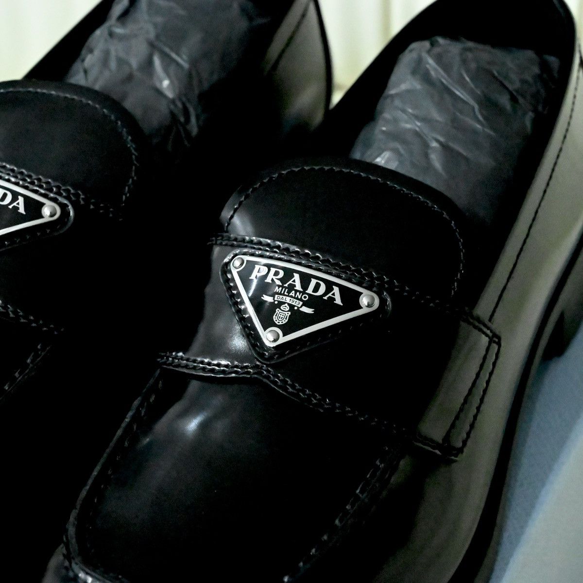 Prada PRADA LOAFER BLACK Size US 7.5 / IT 37.5 - 2 Thumbnail