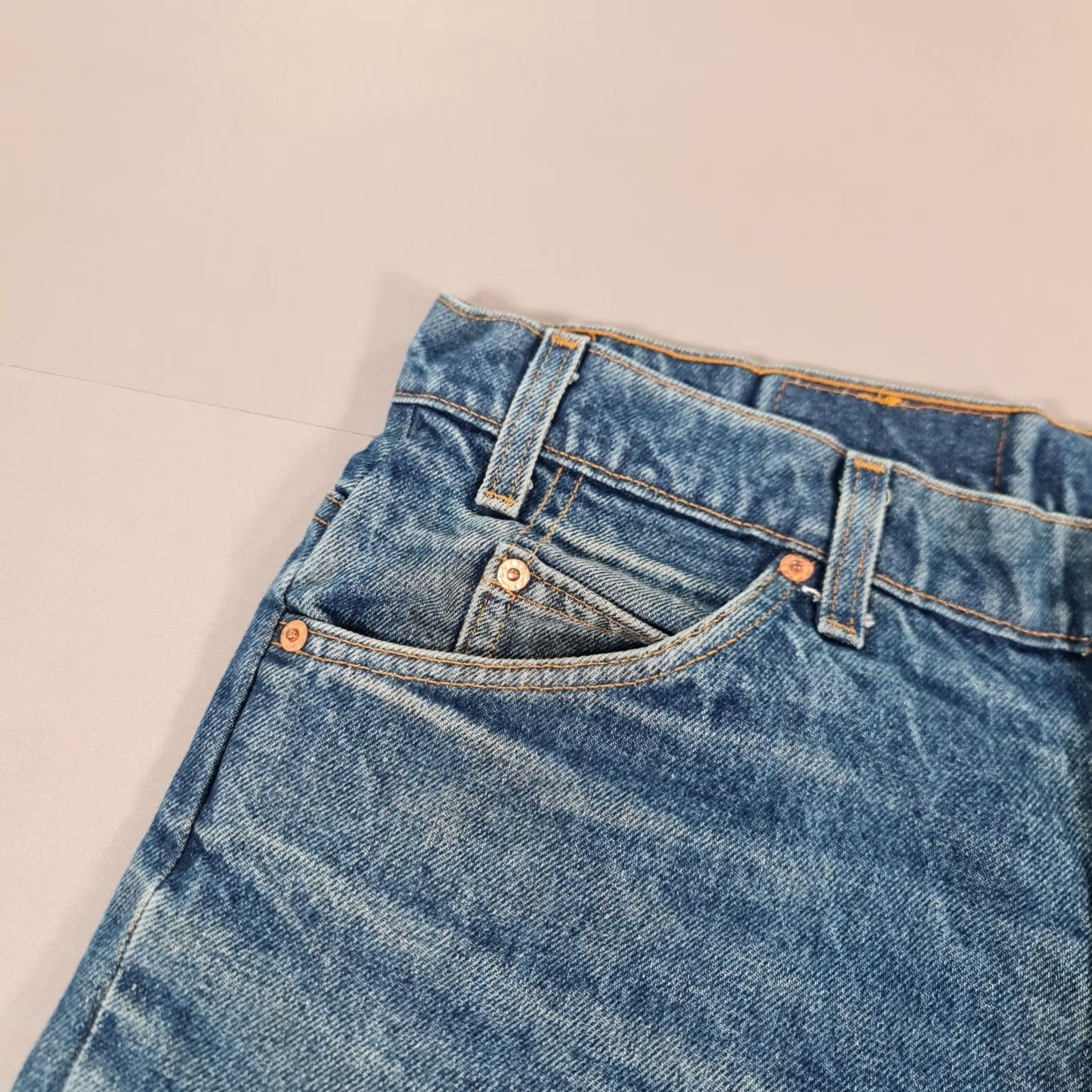 Levi's VINTAGE Levi's 517 Jeans Jeans Bootcut Denim 90s Blue W38 L28 Made In USA Mens Regular 5-Pocket Comfort Jacket? Size US 38 / EU 54 - 4 Thumbnail