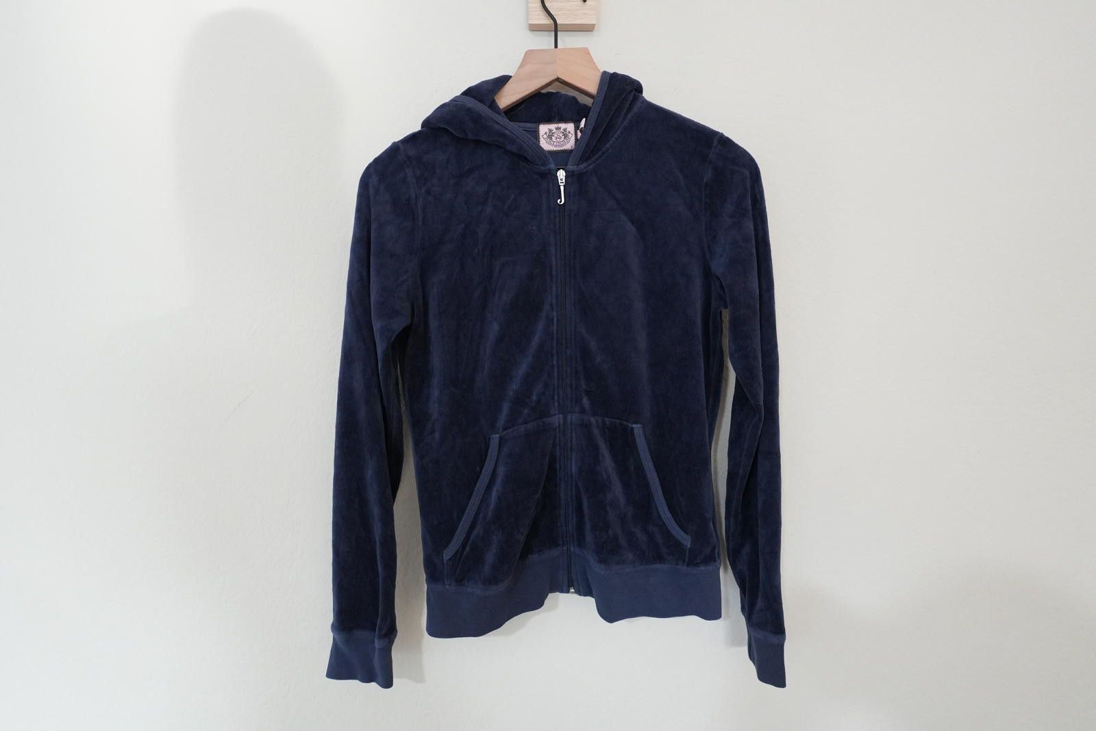 Juicy Couture Jeans Juicy Couture Track Set Women S Navy VTG Y2K Velour Wide Leg Size S / US 4 / IT 40 - 1 Thumbnail