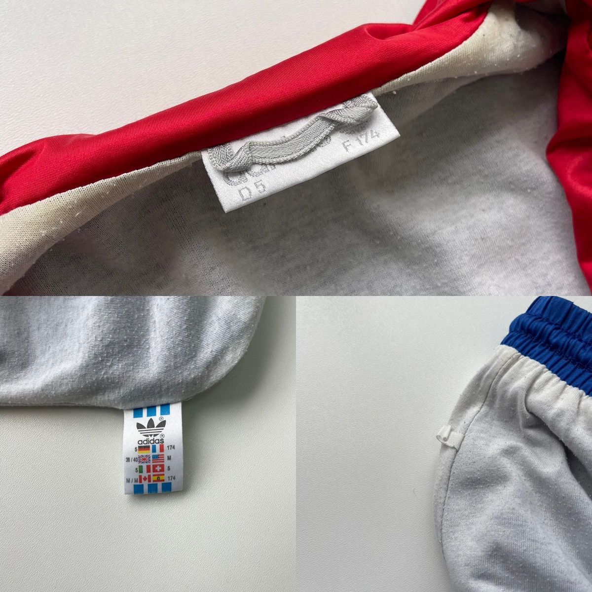 Adidas × Vintage Adidas France 1992 Vintage 90’s Anthem Prematch Tracksuit Size US M / EU 48-50 / 2 - 13 Thumbnail