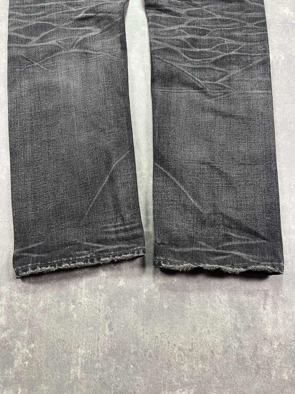 RRL Ralph Lauren × Ralph Lauren RRL Ralph Lauren Slim Narrow Faded Selvedge Denim Jeans 38 Size US 38 / EU 54 - 16 Thumbnail