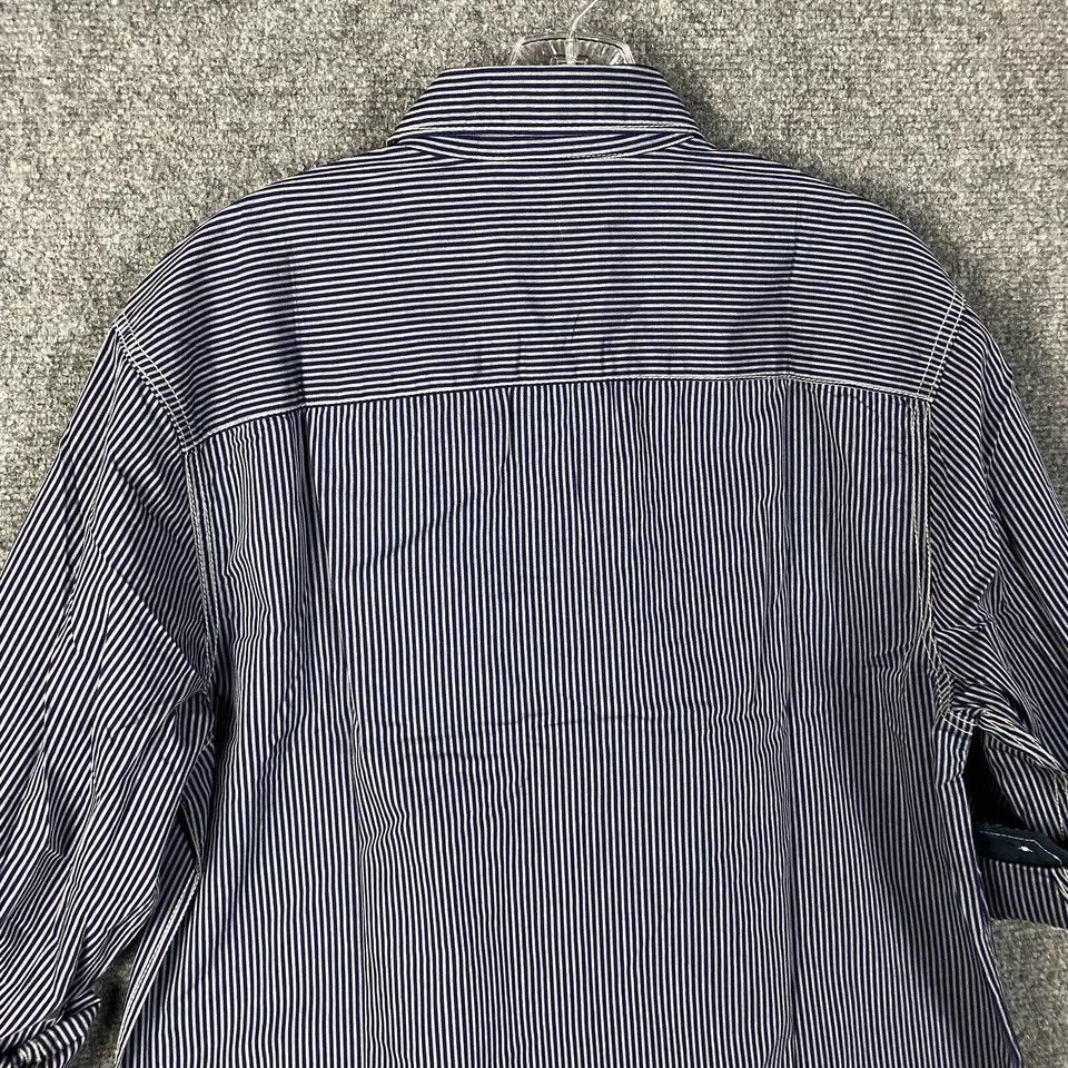 Other Michael Brandon Dress Shirt Men's Medium Striped Roll Sleeve Size US M / EU 48-50 / 2 - 9 Thumbnail