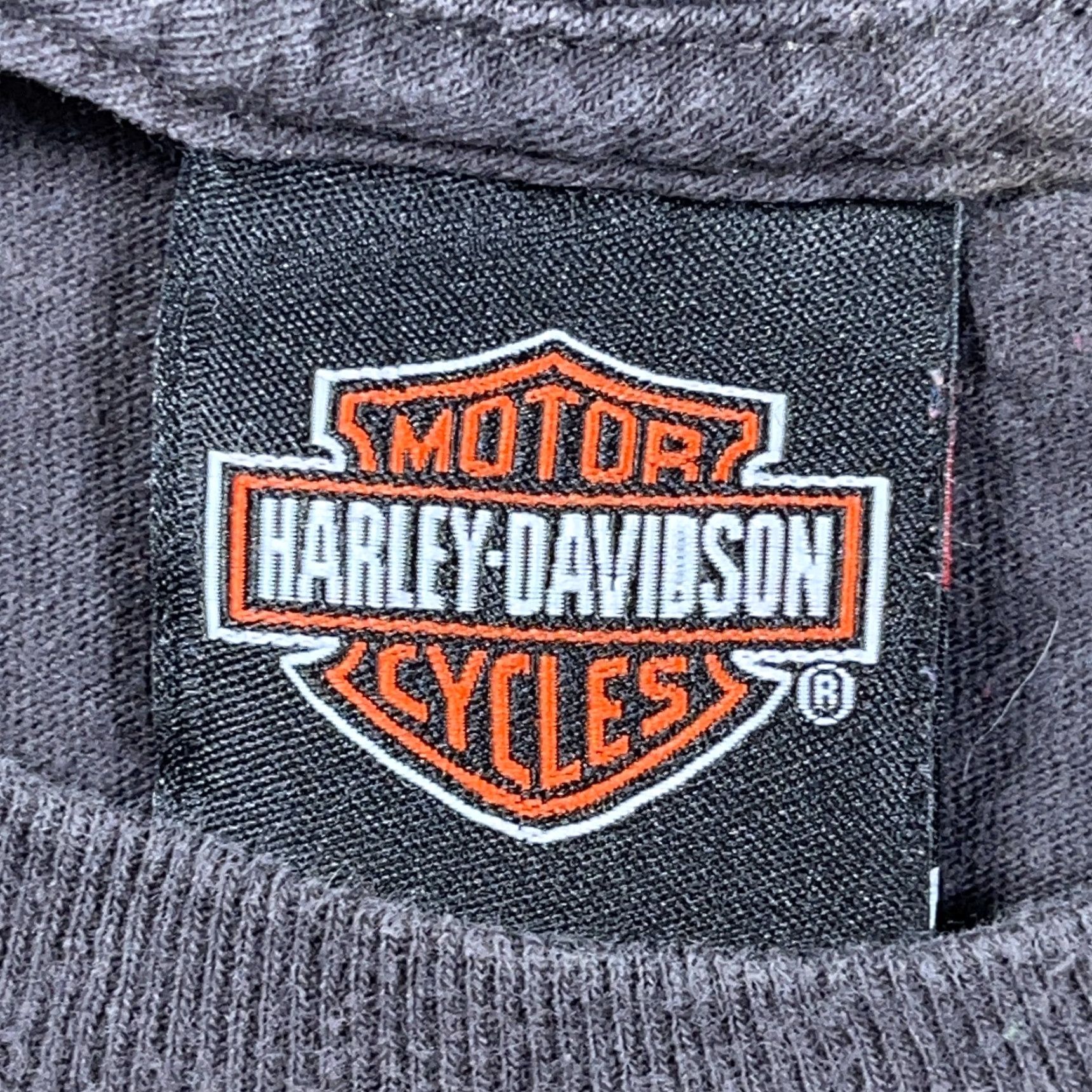 Harley Davidson VINTAGE Harley-Davidson Shirt Men L Black Graphic Print Joker Clown Flames 80s Biker Grunge Retro Skull Harley-Davidson T-Shirt Mens Large Black Fire Size US L / EU 52-54 / 3 - 3 Thumbnail