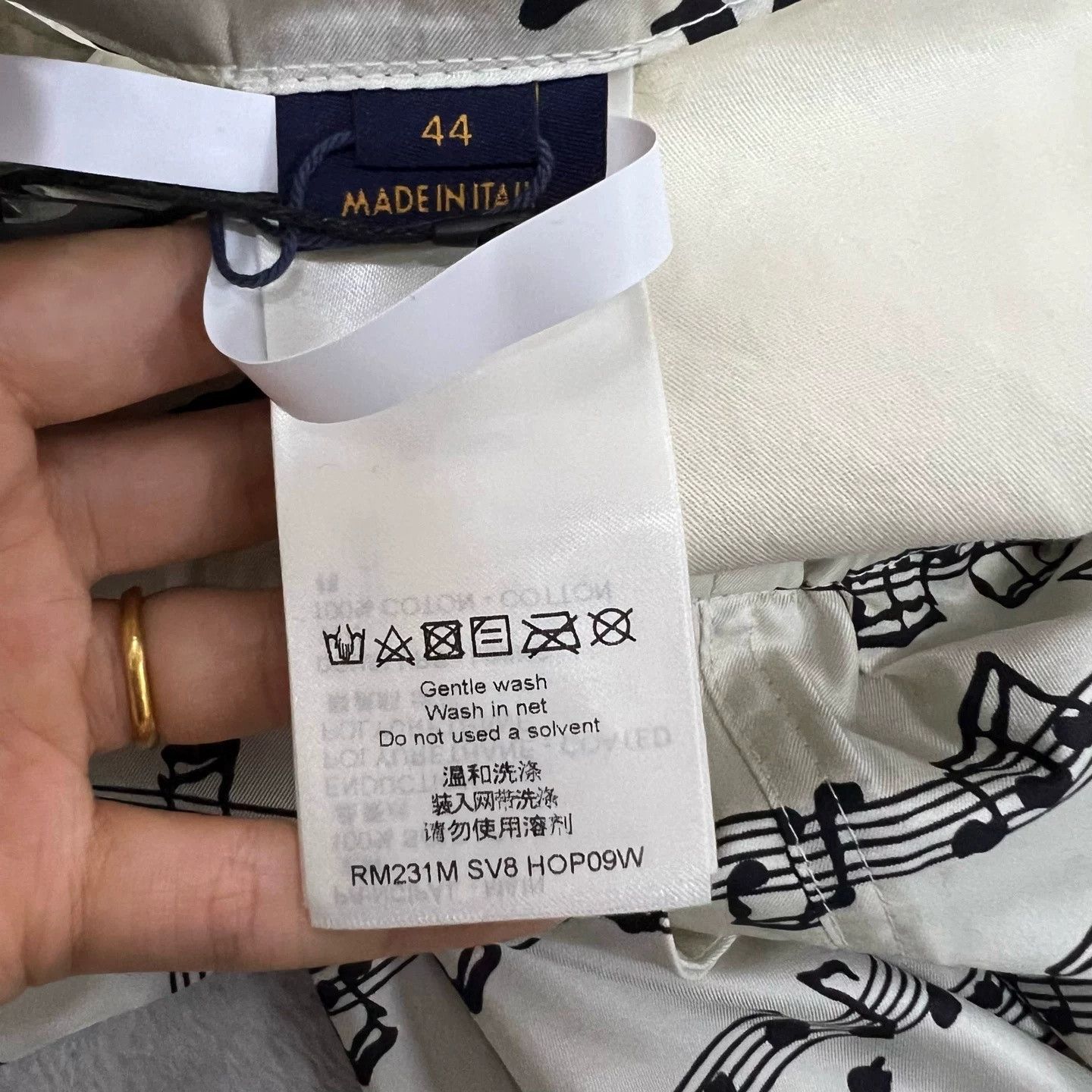 Louis Vuitton Louis Vuitton Music Note Print Pants Size US 28 / EU 44 - 4 Thumbnail