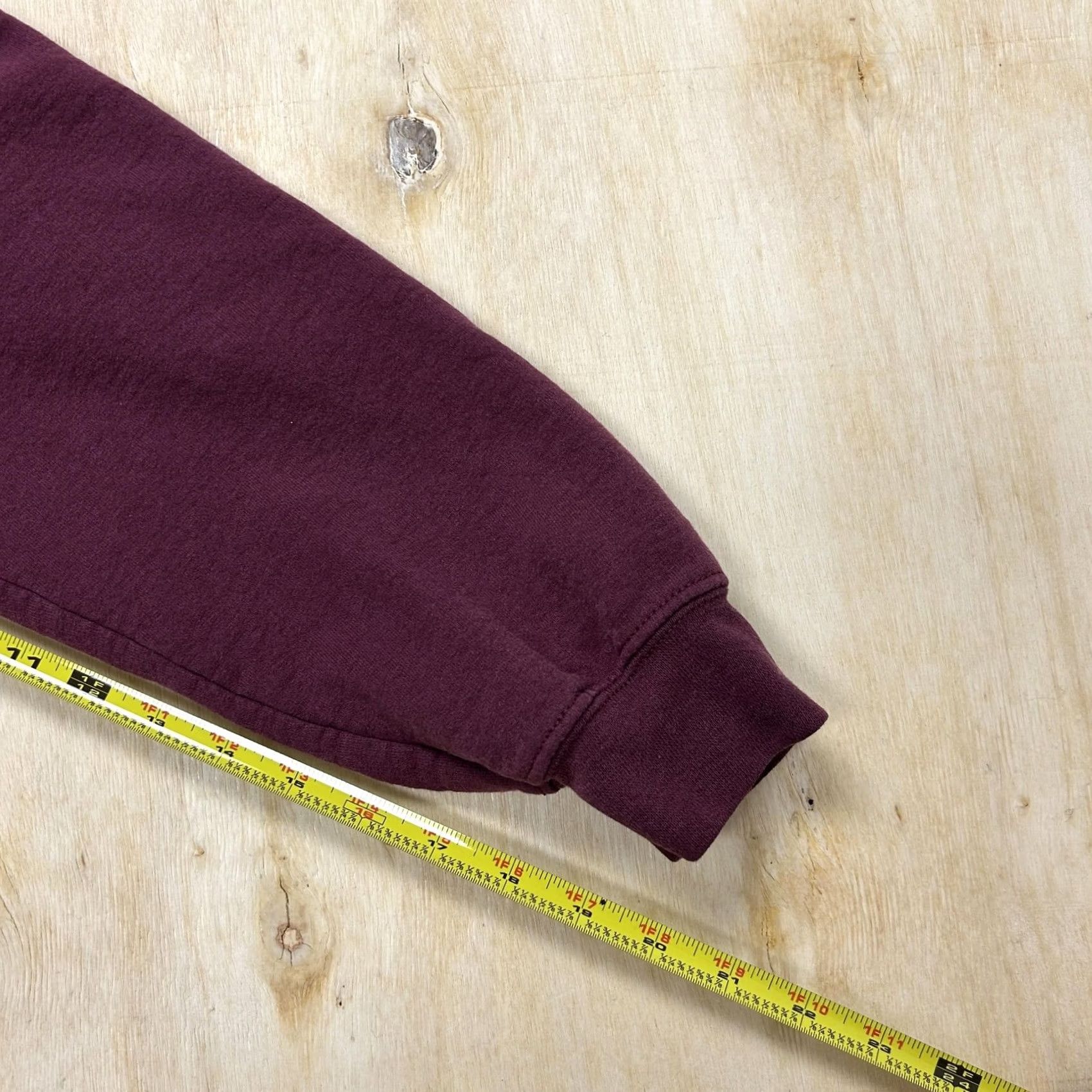 Vintage Vintage Sweatshirt Mens Large Purple Fleece Crewneck Pullover Solid Casual Blank Size US L / EU 52-54 / 3 - 5 Thumbnail