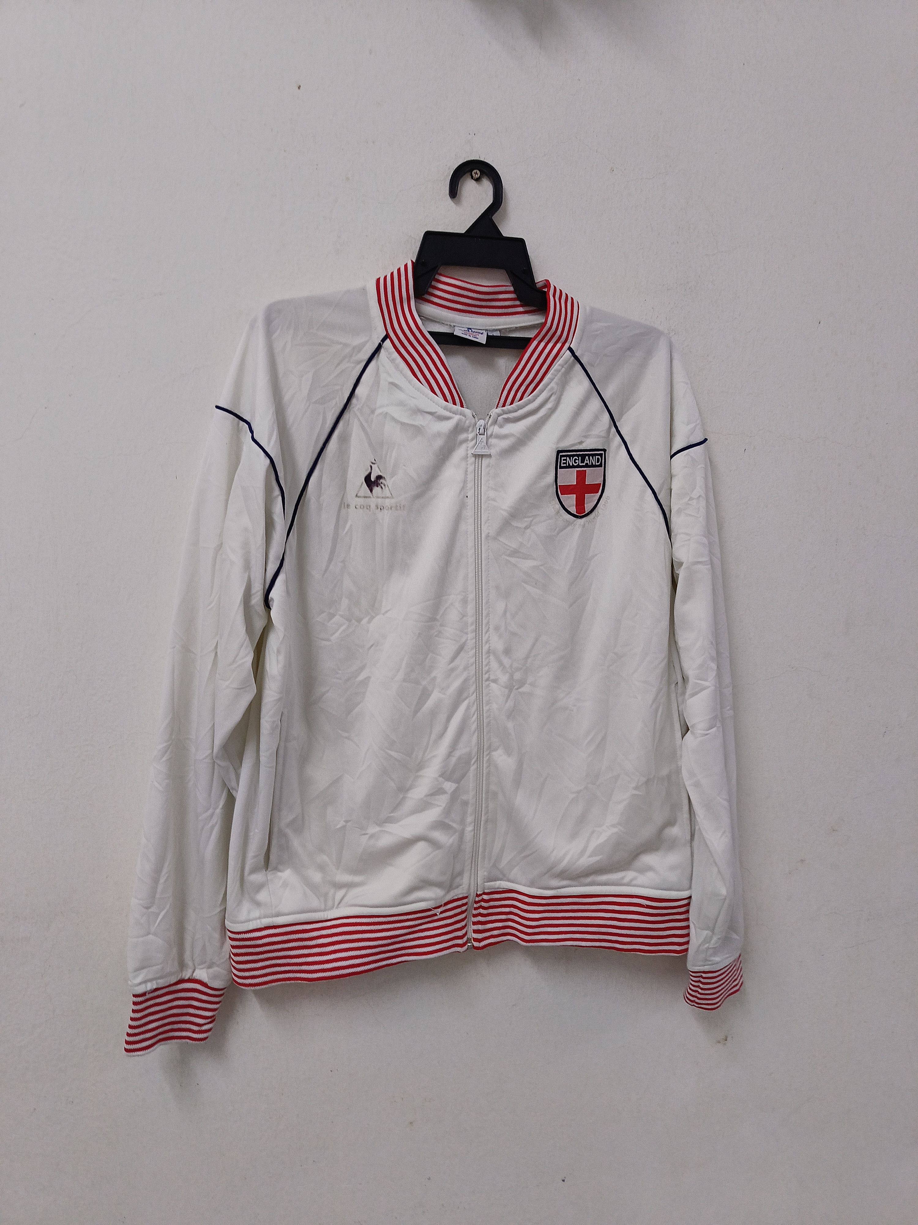 Le Coq Sportif Classic England Soccer Team track Jacket Size US M / EU 48-50 / 2 - 2 Thumbnail