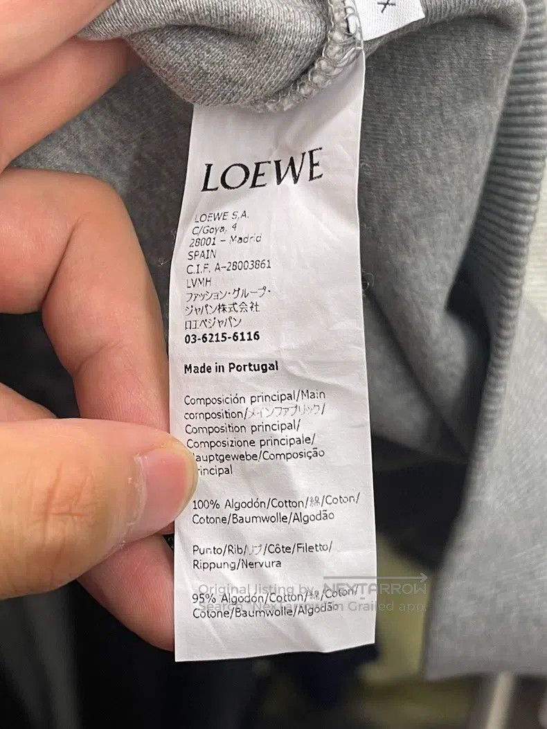 Loewe Loewe Gray Sweatshirt Size XS / US 0-2 / IT 36-38 - 4 Thumbnail