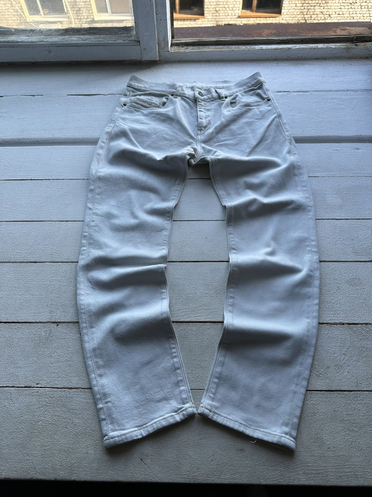 Diesel 🚨 RARE DIESEL MEN DENIM JEANS AVANT GARDE IFSIXWASNINE Y2K Size US 31 - 1 Thumbnail