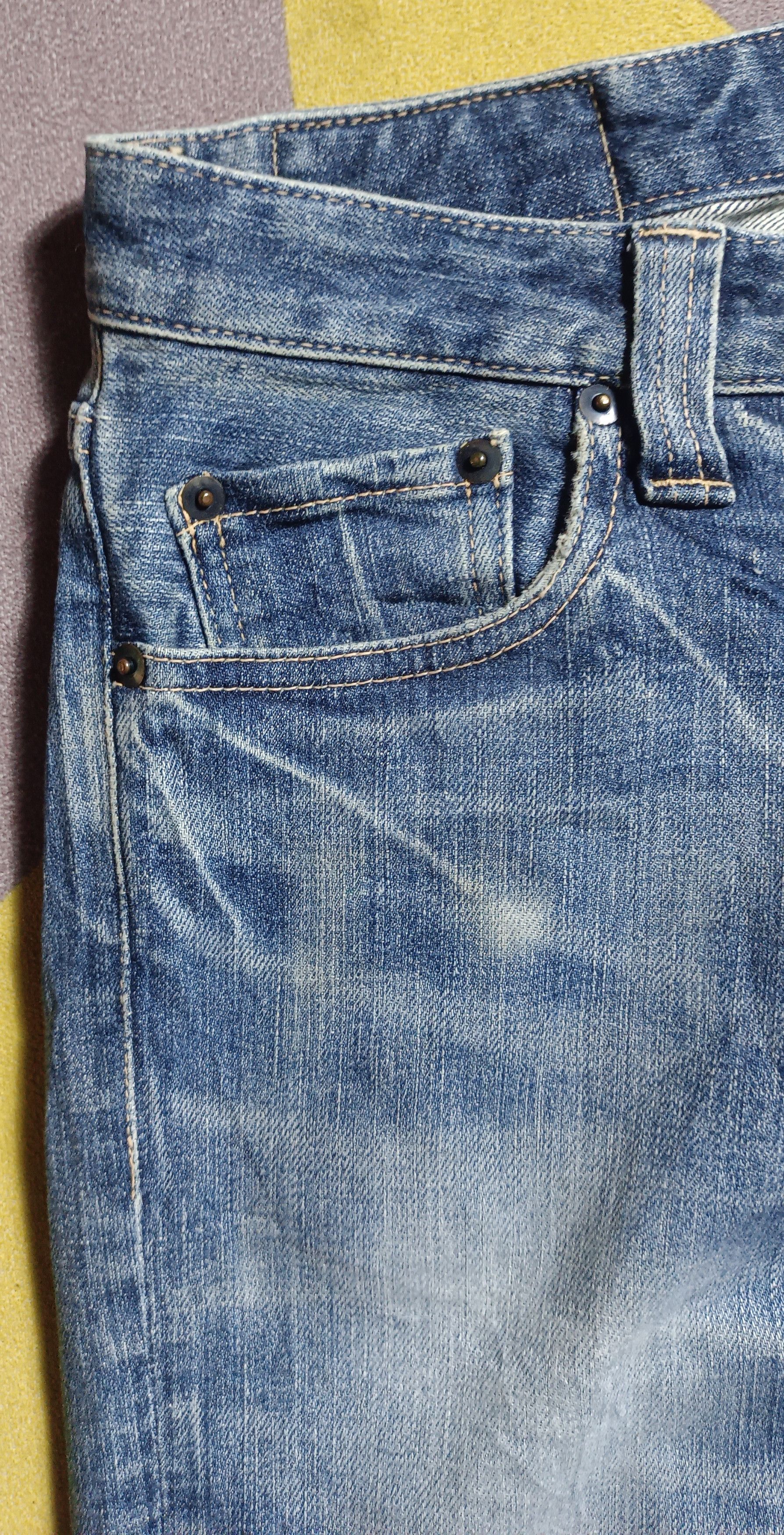 Le Grande Bleu (L.G.B.) Quadro Medio Japan Denim Jeans Size US 32 / EU 48 - 6 Thumbnail