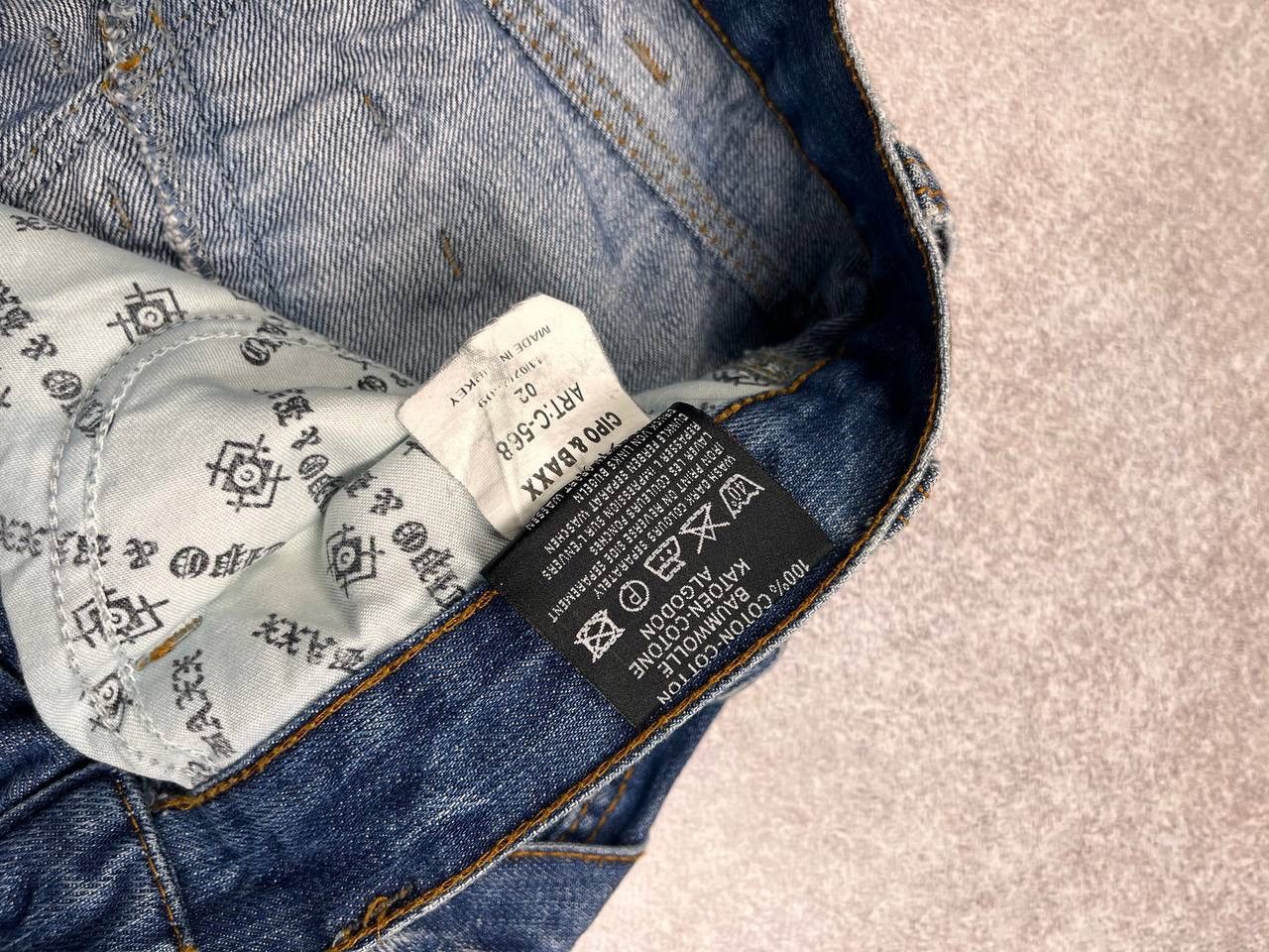 Japanese Brand Vintage Avantgarde Belt Baggy Denim Y2K 33x32 Size US 32 / EU 48 - 8 Thumbnail