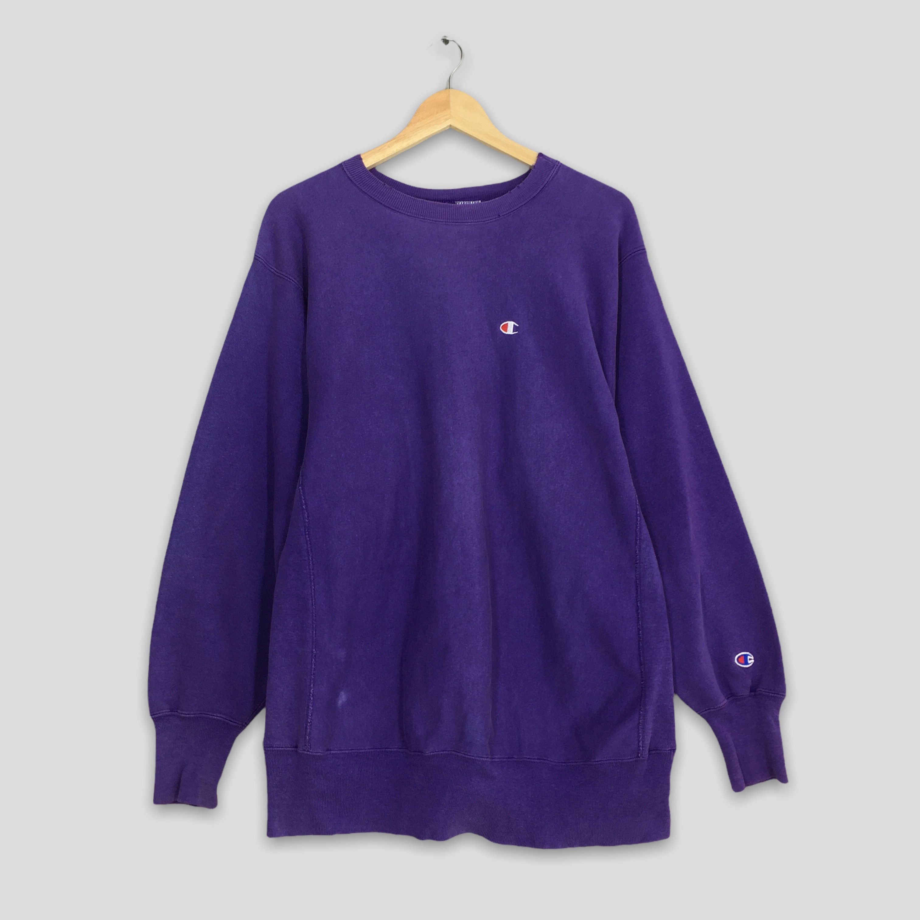 Vintage Champion Reverse Weave Purple