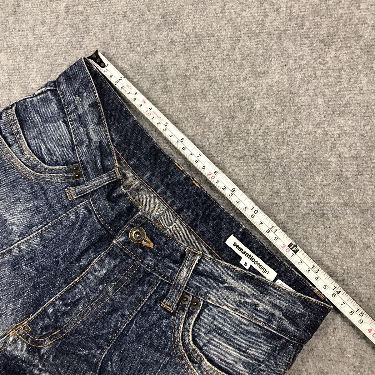 If Six Was Nine FLARE DENIM SEMANTICDESIGN RIPPED DISTRESSED BOOT CUT PANTS Size US 28 / EU 44 - 14 Thumbnail