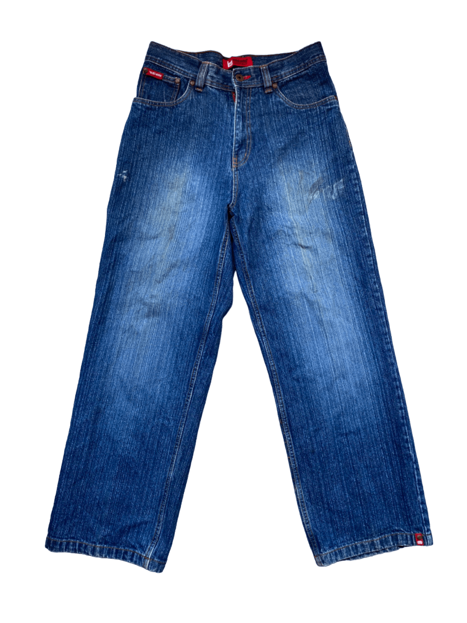 image of Ecko Unltd x Jnco Vintage Y2K Ecko Jnco Style Baggy Loose Jeans in Blue, Men's (Size 30)