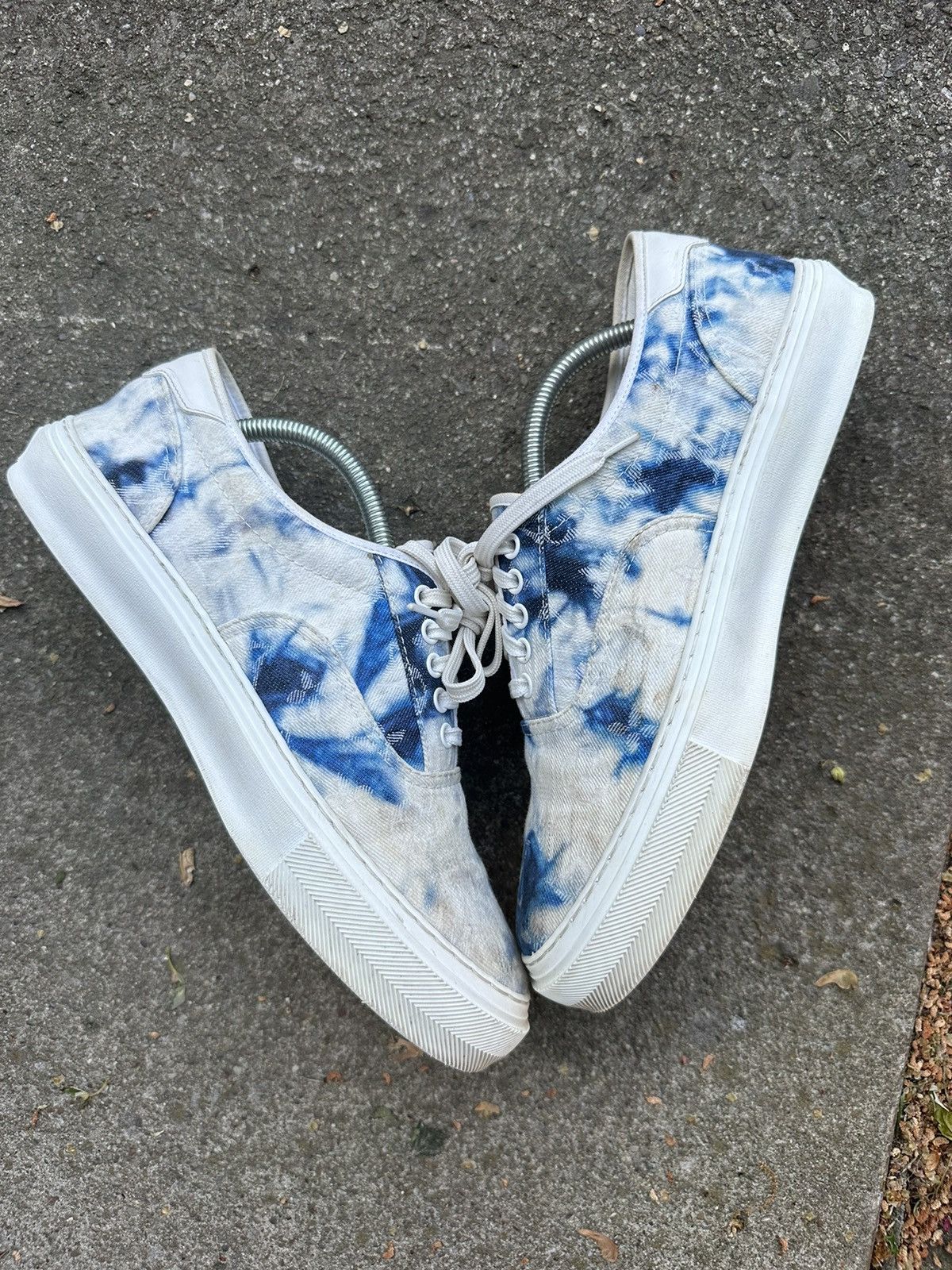 Louis Vuitton Louis Vuitton Blue Tie Dye Trocadero Richelieu size 8.5 Size US 8.5 / EU 41-42 - 2 Thumbnail