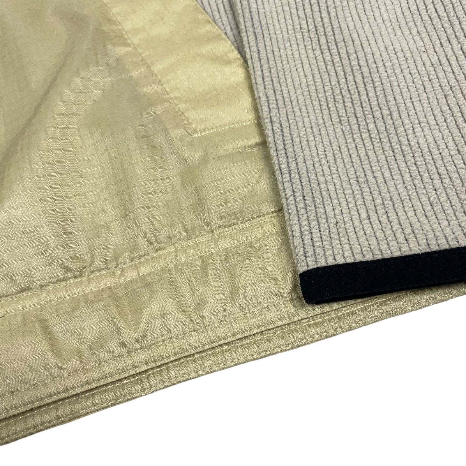 Nike × Vintage Nike Mens Beige Polyester Fleece Lined Pullover Hoodie Small Size US S / EU 44-46 / 1 - 6 Thumbnail