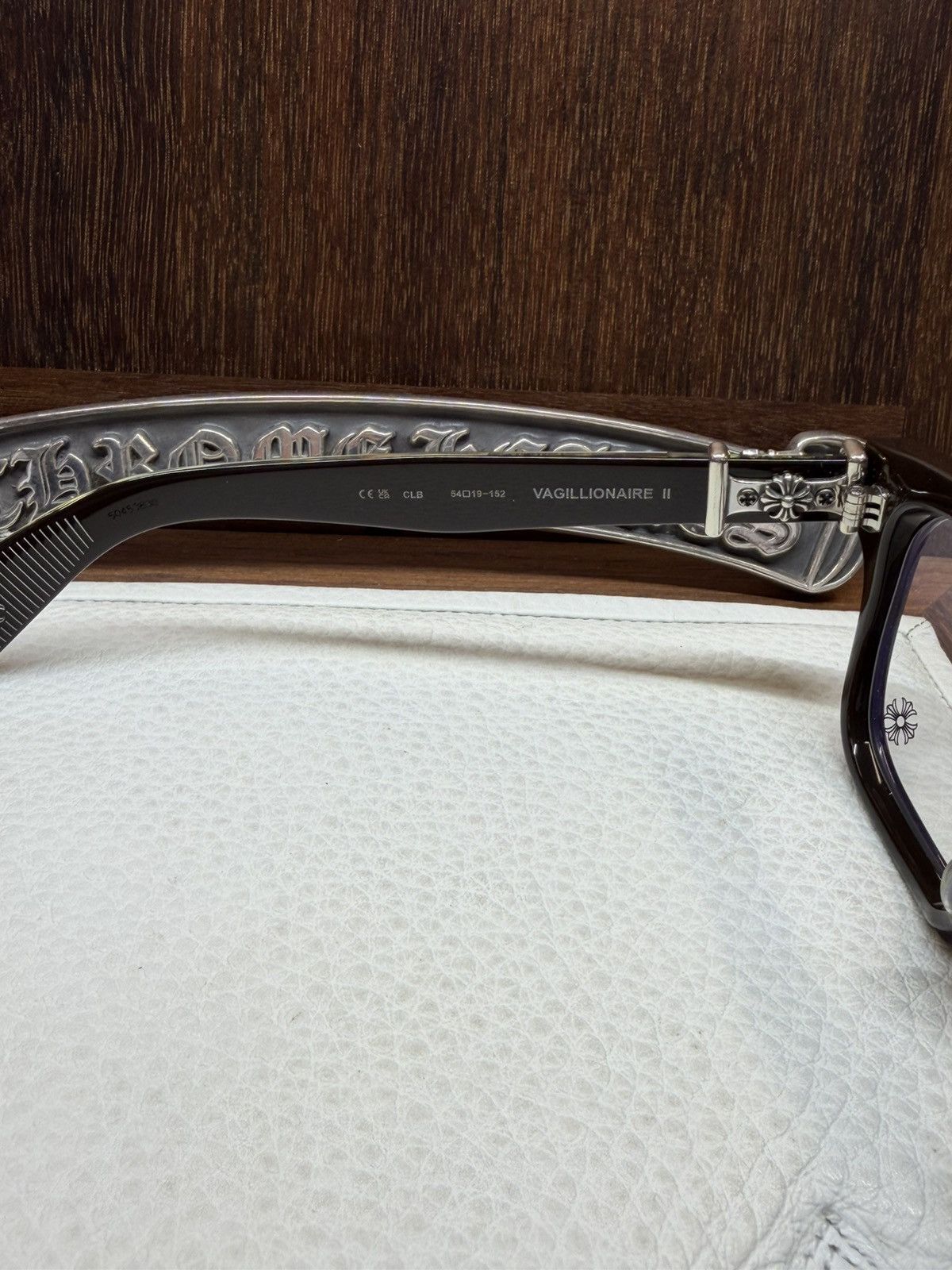 Chrome Hearts Chrome Hearts Vagillionaire II Glasses Size ONE SIZE - 9 Thumbnail