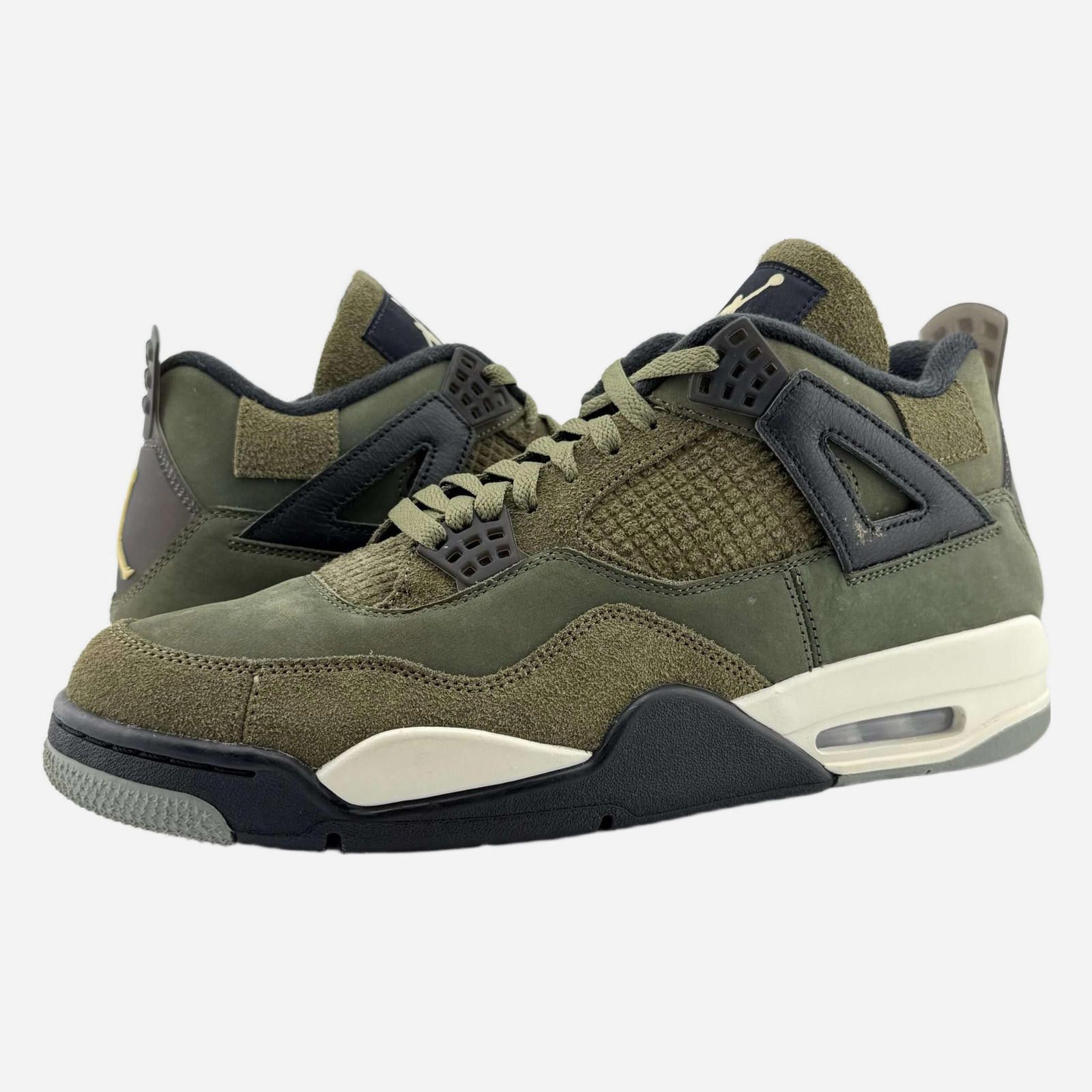 Jordan Brand Jordan 4 Retro Craft Medium Olive 12 Used OG Box FB9927-200 Size US 12 / EU 45 - 1 Thumbnail