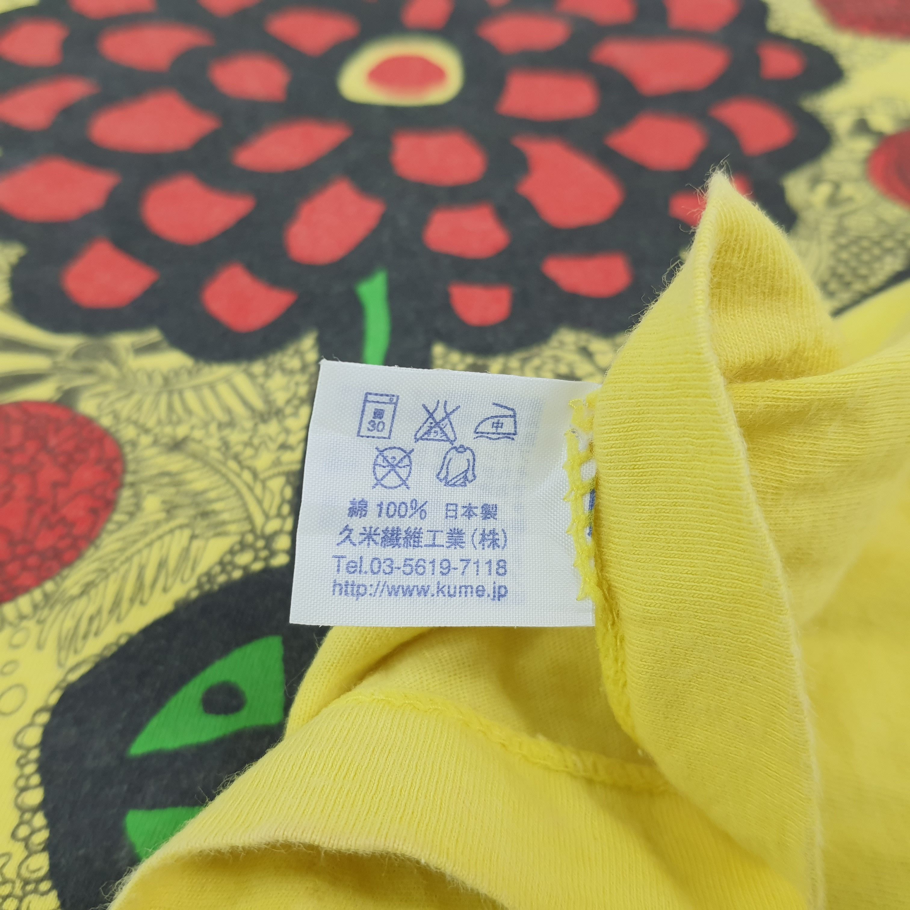 Japanese Brand × Vintage Vintage Yayoi Kusama x Satomi Ohno Arashi Singer Tshirt Size US XL / EU 56 / 4 - 7 Thumbnail