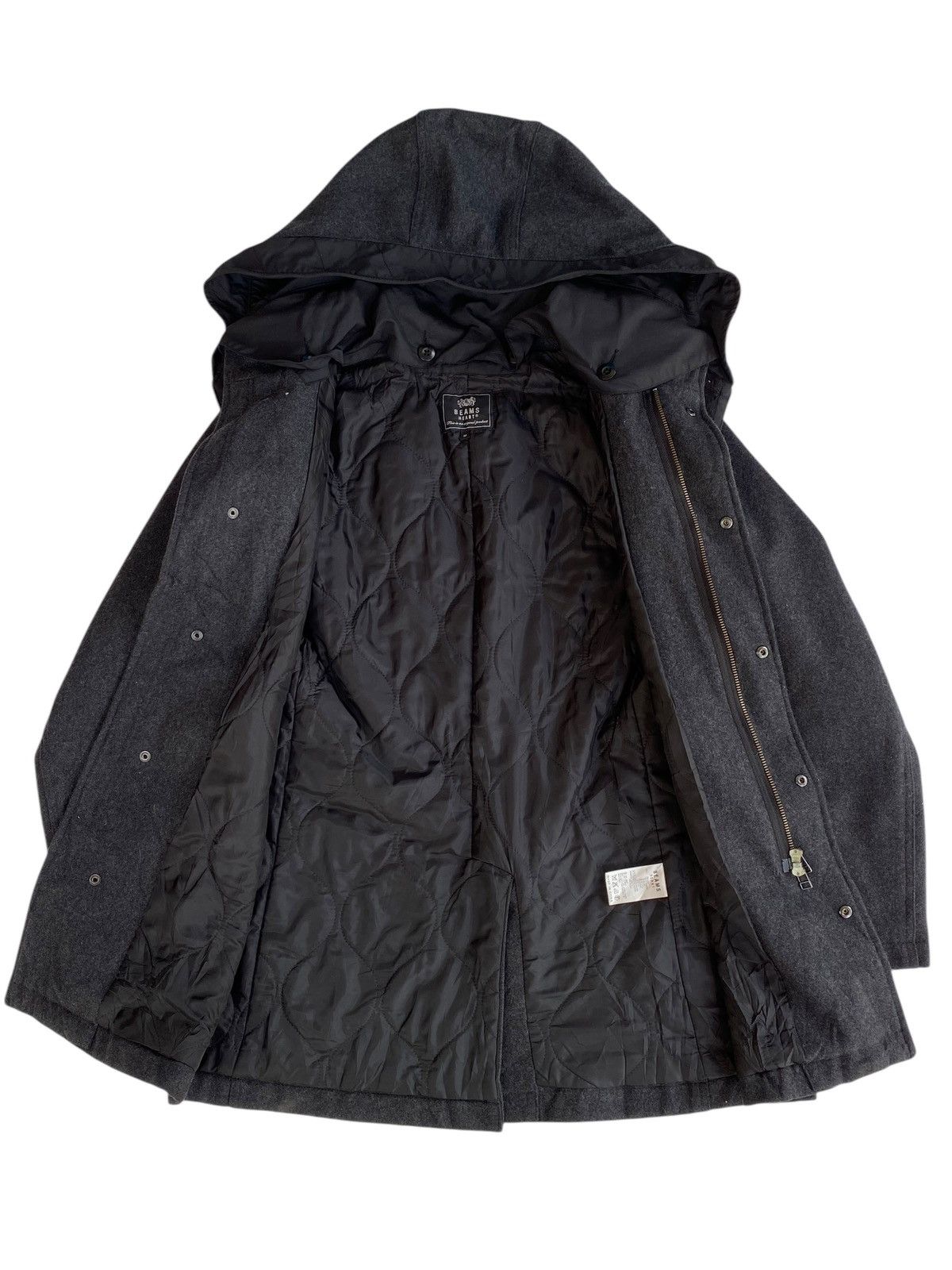 Beams Plus × Japanese Brand Beams Plus Wool Jacket Hoodie Size US M / EU 48-50 / 2 - 3 Thumbnail
