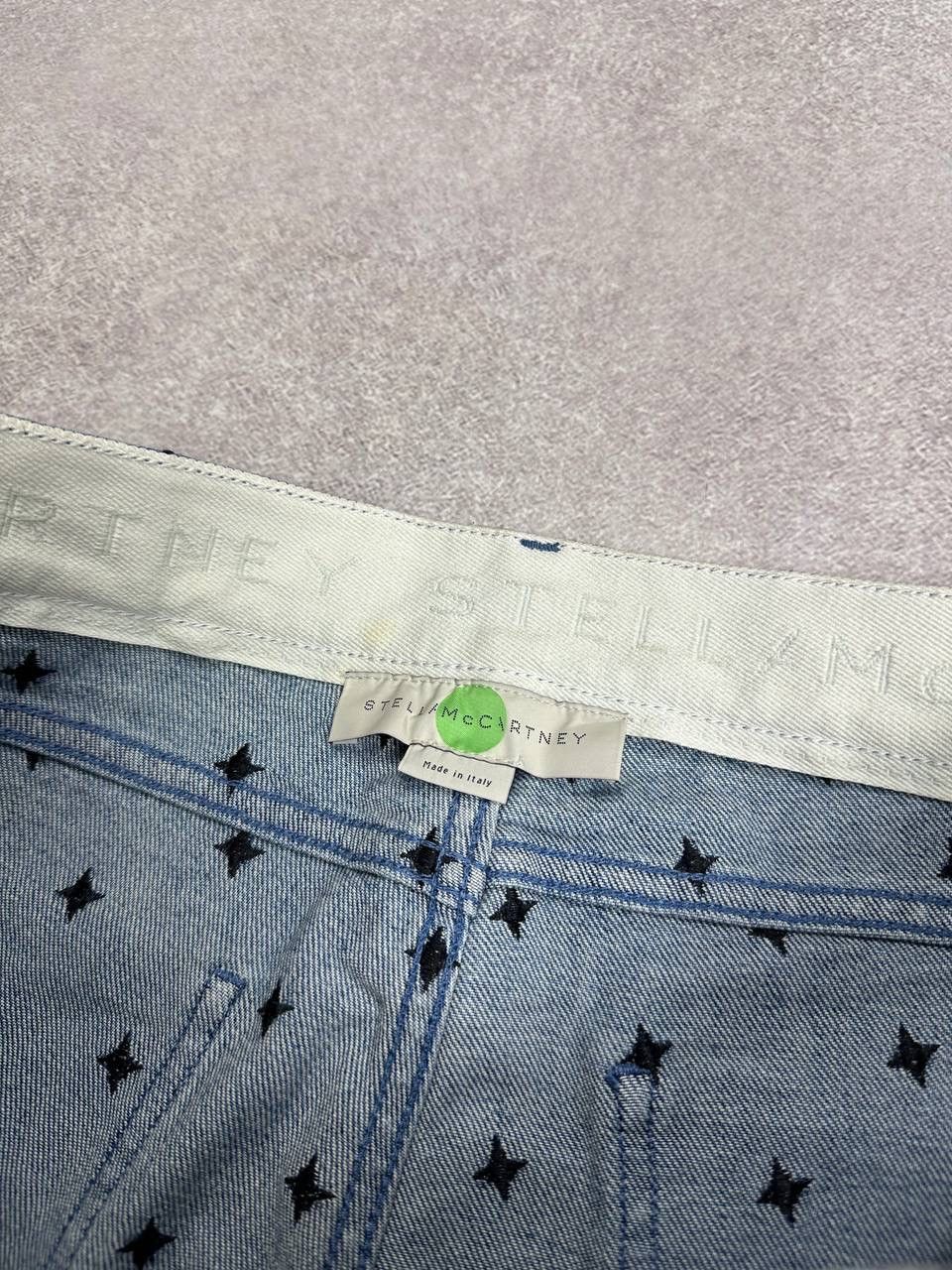 Stella McCartney WMNS Stella McCartney All Over Stars Denim Jeans Size 27" / US 4 / IT 40 - 9 Thumbnail