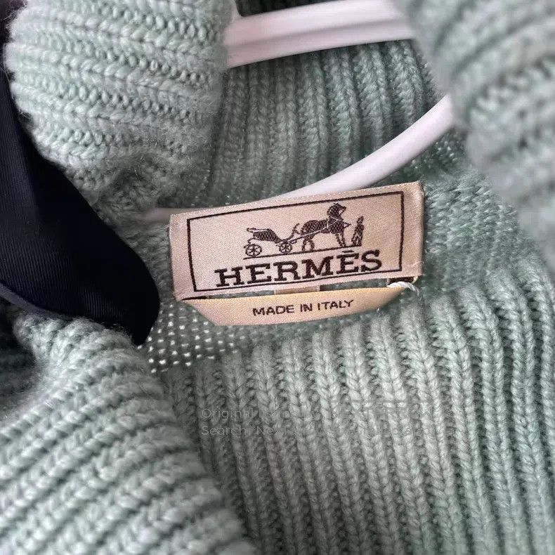 Hermes Hermes Cashmere Sweater, Light Green Size M / US 6-8 / IT 42-44 - 8 Thumbnail