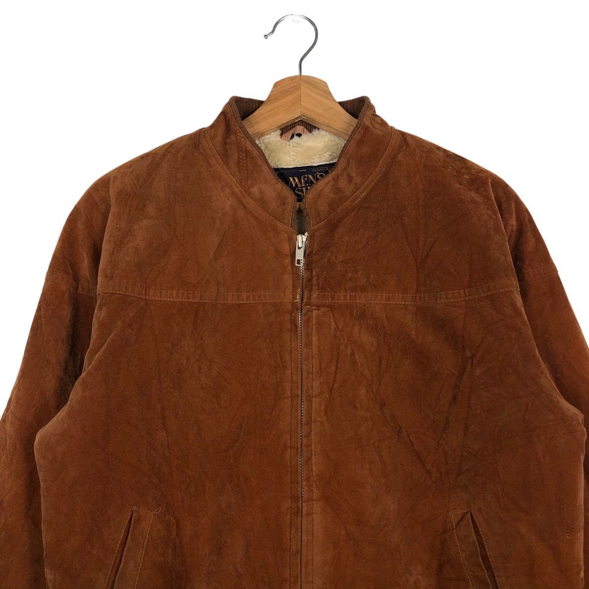 Japanese Brand 🔥Riot Riot Vintage Bomber Jacket Suede Leather Rick Owens Size US L / EU 52-54 / 3 - 3 Thumbnail