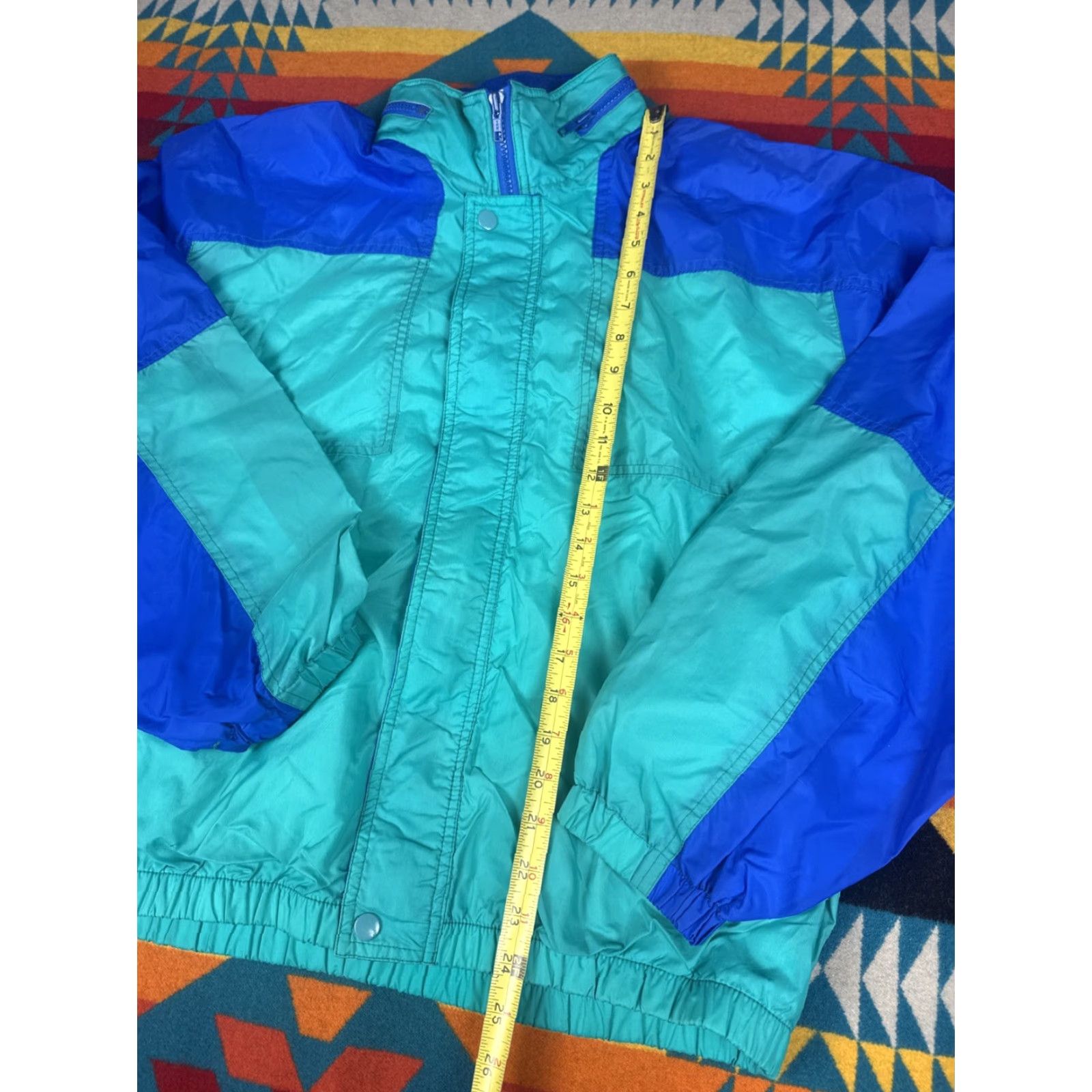 Vintage VINTAGE Traditions Windbreaker Jacket L Men Aqua Blue 90s Bomber Size US L / EU 52-54 / 3 - 4 Thumbnail
