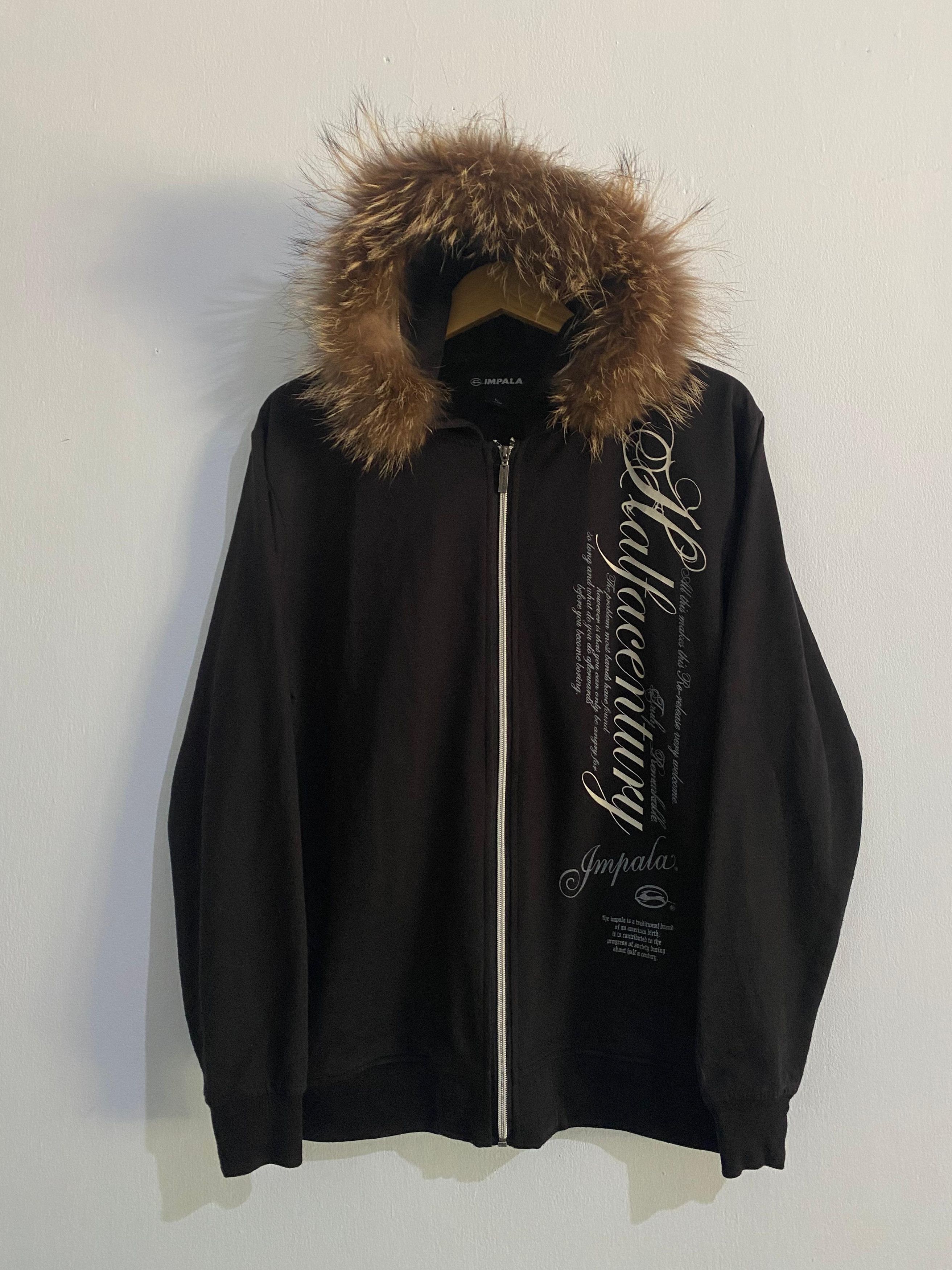 Vintage Impala Poem Seditionaries Hoodie Fur Jacket