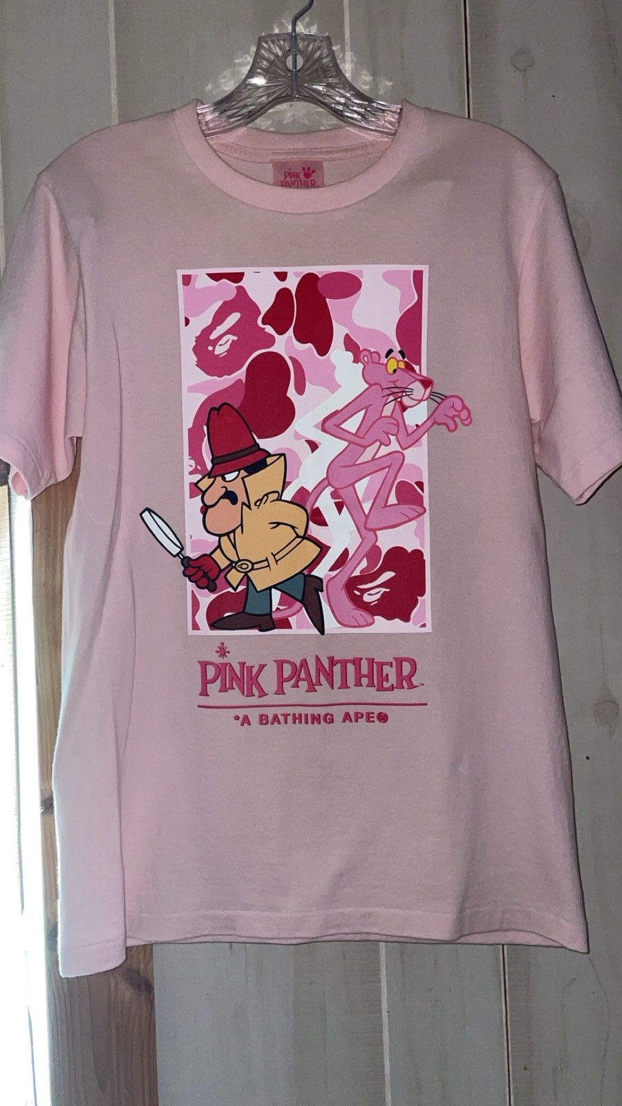 Bape Rare Bape Pink Panther Collab Tee Size US S / EU 44-46 / 1 - 1 Thumbnail