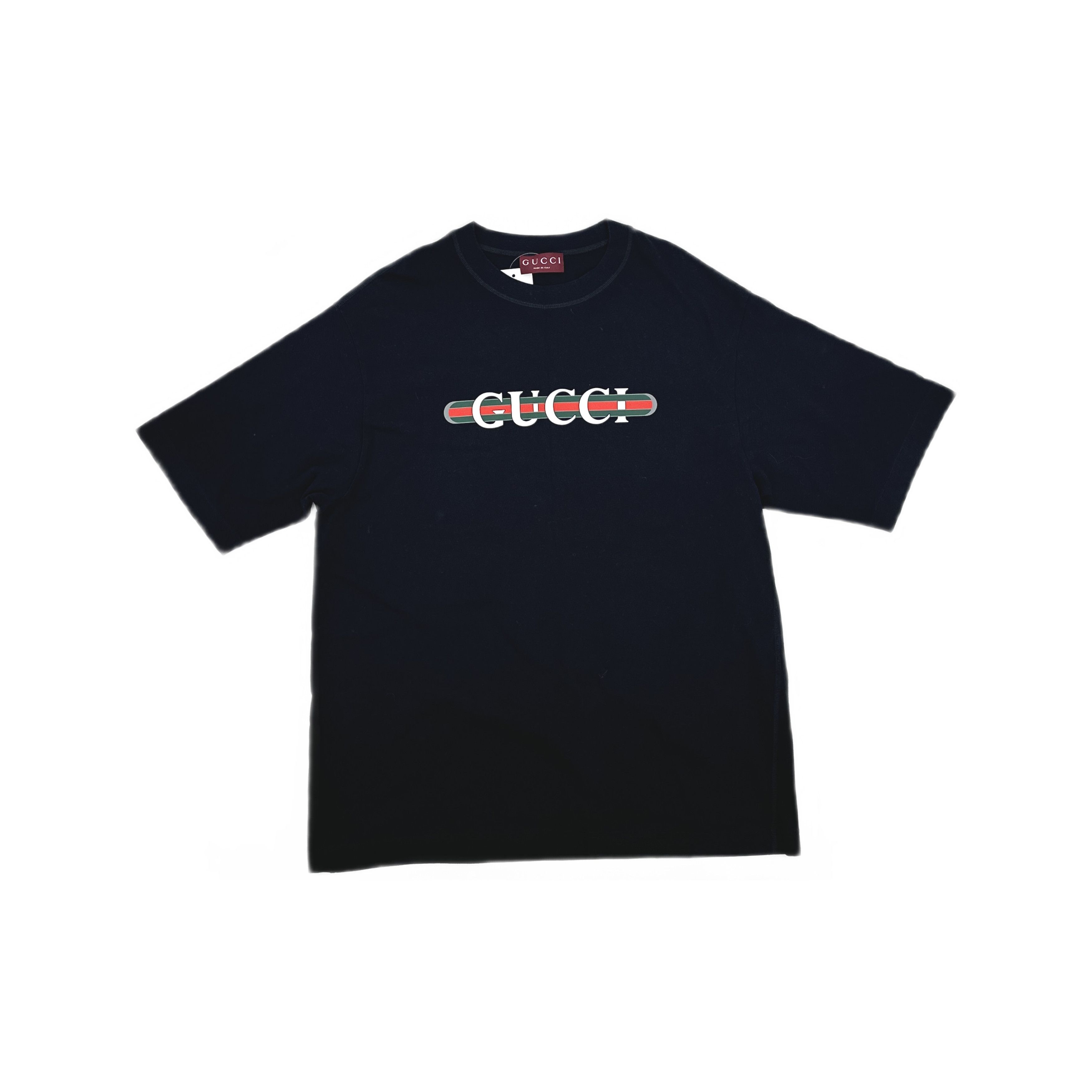 Gucci Gucci Logo Print Black T-Shirt XL Size US XL / EU 56 / 4 - 1 Thumbnail