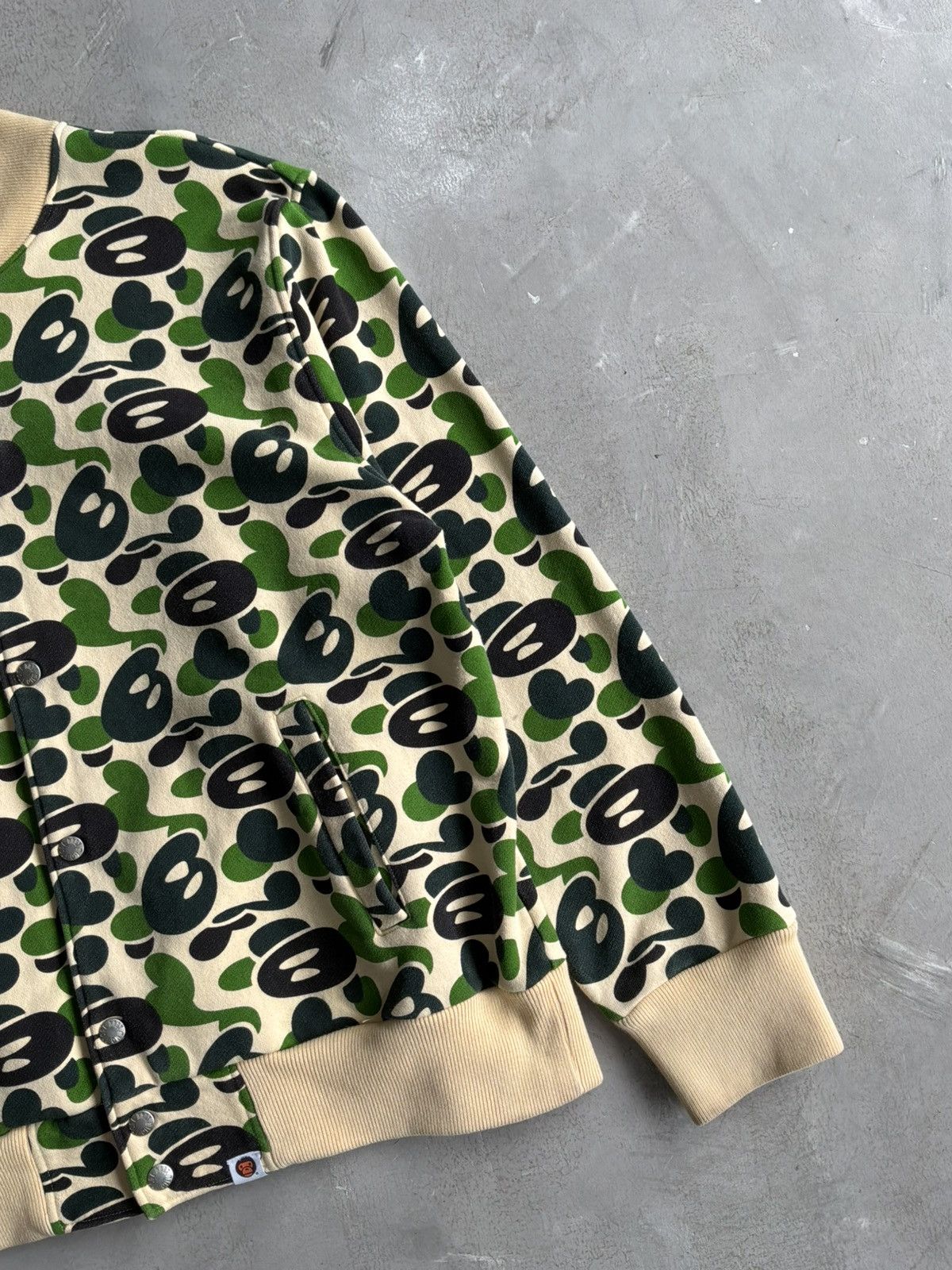 Bape OG Bape - Milo Camouflage Varsity Jacket Size US M / EU 48-50 / 2 - 3 Thumbnail