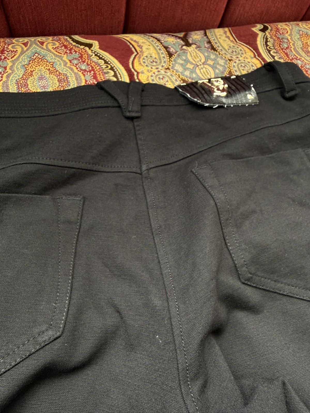 Versace Jeans Couture Vintage Versace Jeans Black Zip Detail Stretch Pants Women’s Size 26" / US 2 / IT 38 - 17 Thumbnail
