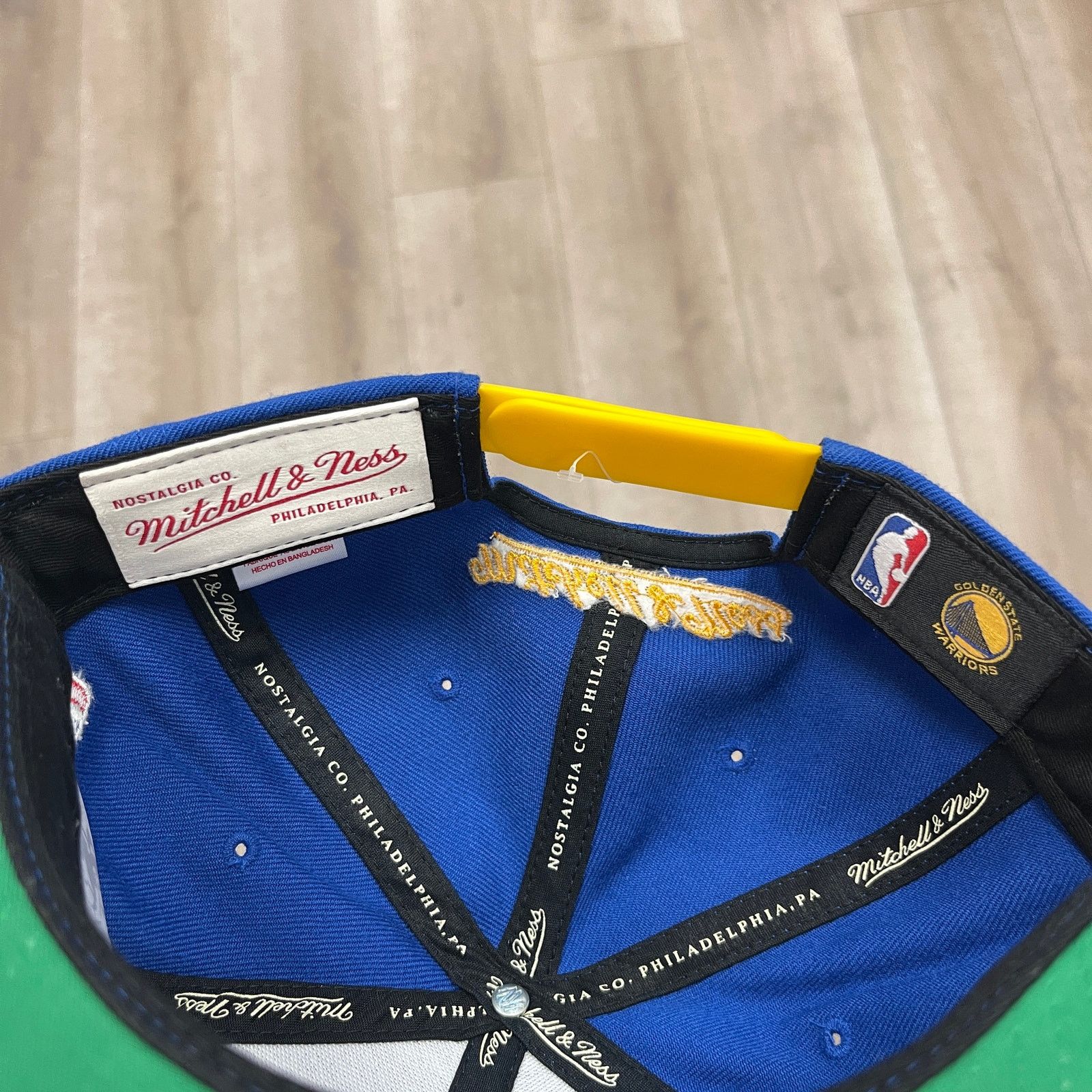 Mitchell & Ness Mitchell & Ness Golden State Warriors XL Logo Snapback Hat Size ONE SIZE - 3 Thumbnail