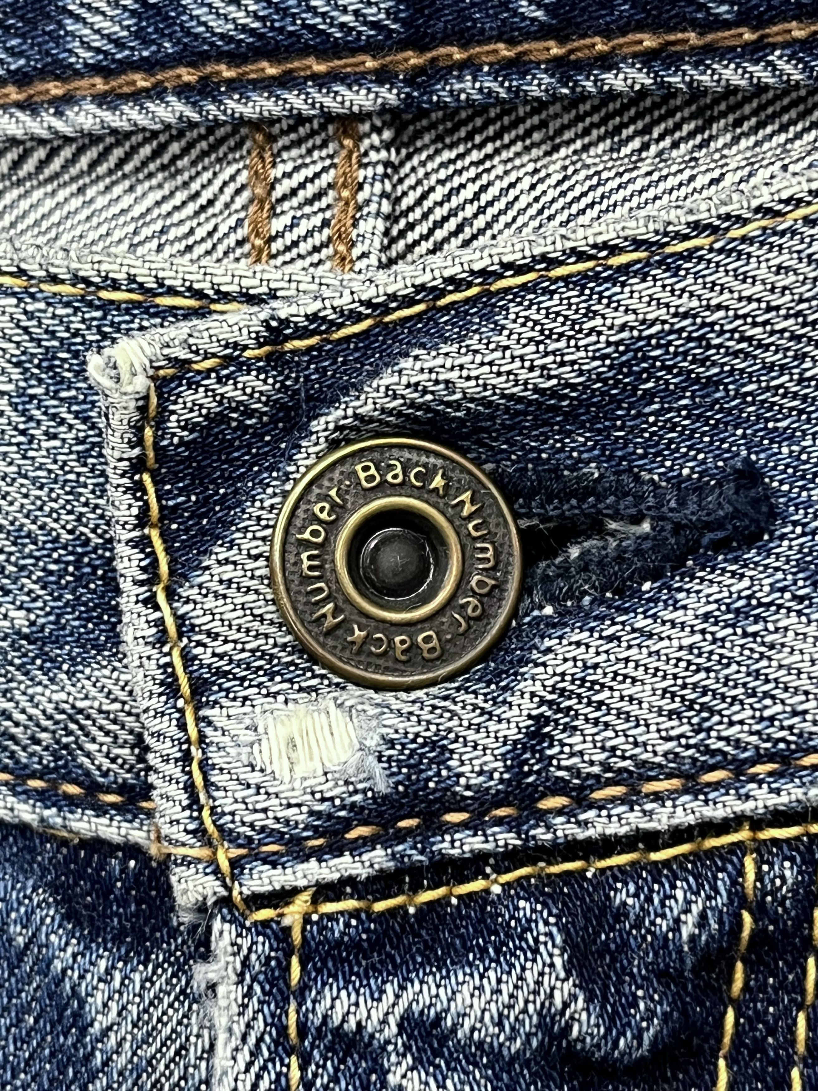 KOJIMA GENES Made in Nippon Super Real Used Light Mudmax Punk Blow Out Size US 30 / EU 46 - 10 Thumbnail
