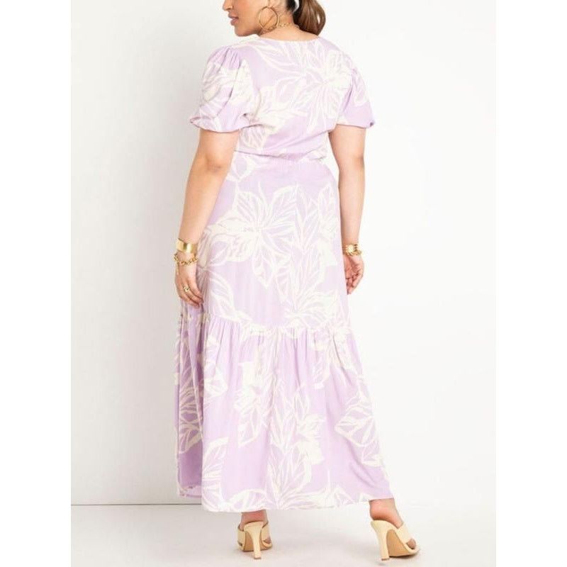 Other US Size 14W | ELOQUII Button Front Flounce Hem Maxi Dress Size XL / US 12-14 / IT 48-50 - 12 Thumbnail