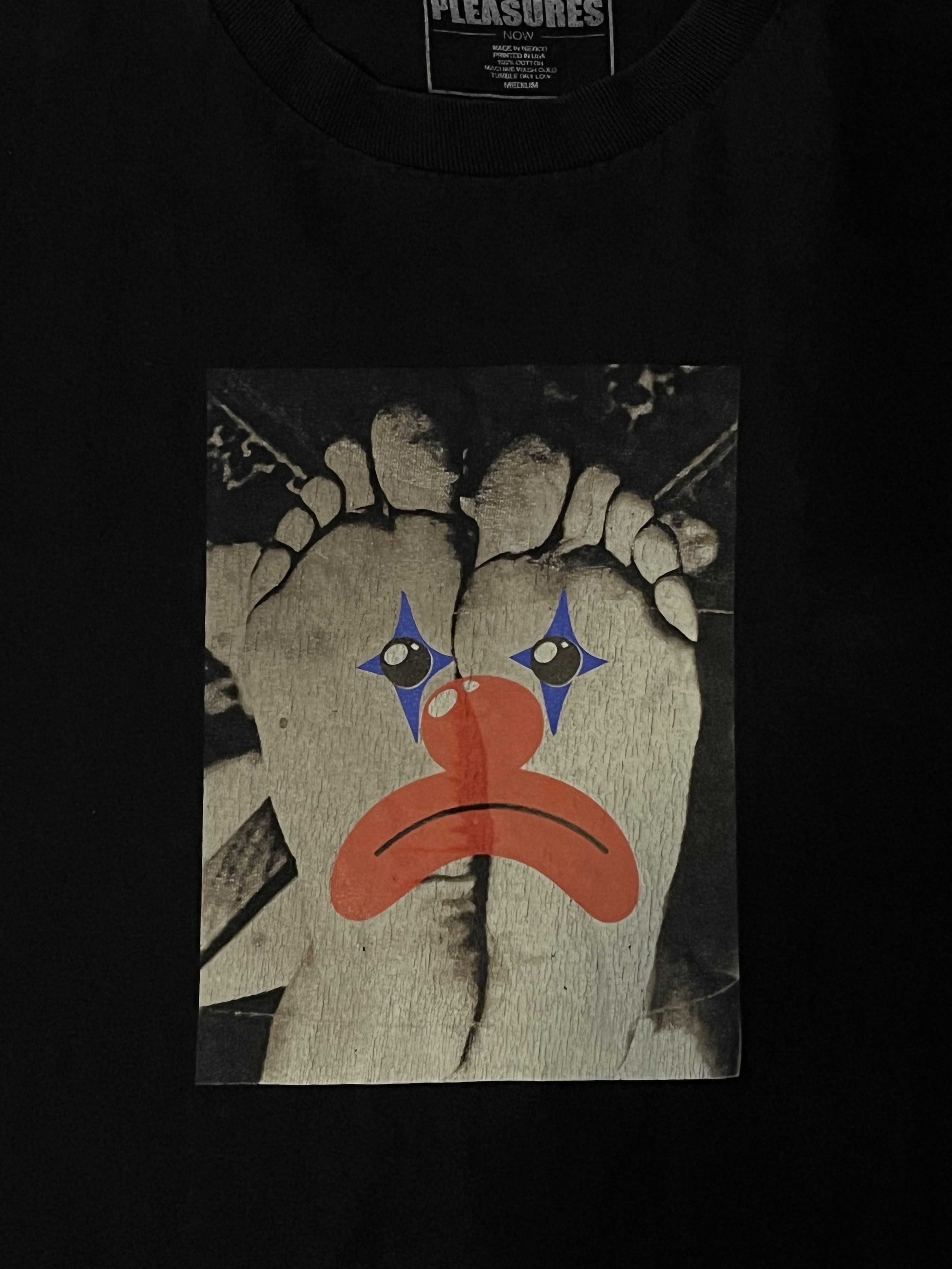Pleasures Pleasures „Clown Feet” Shirt Sleeve T-Shirt Black Size US M / EU 48-50 / 2 - 4 Thumbnail