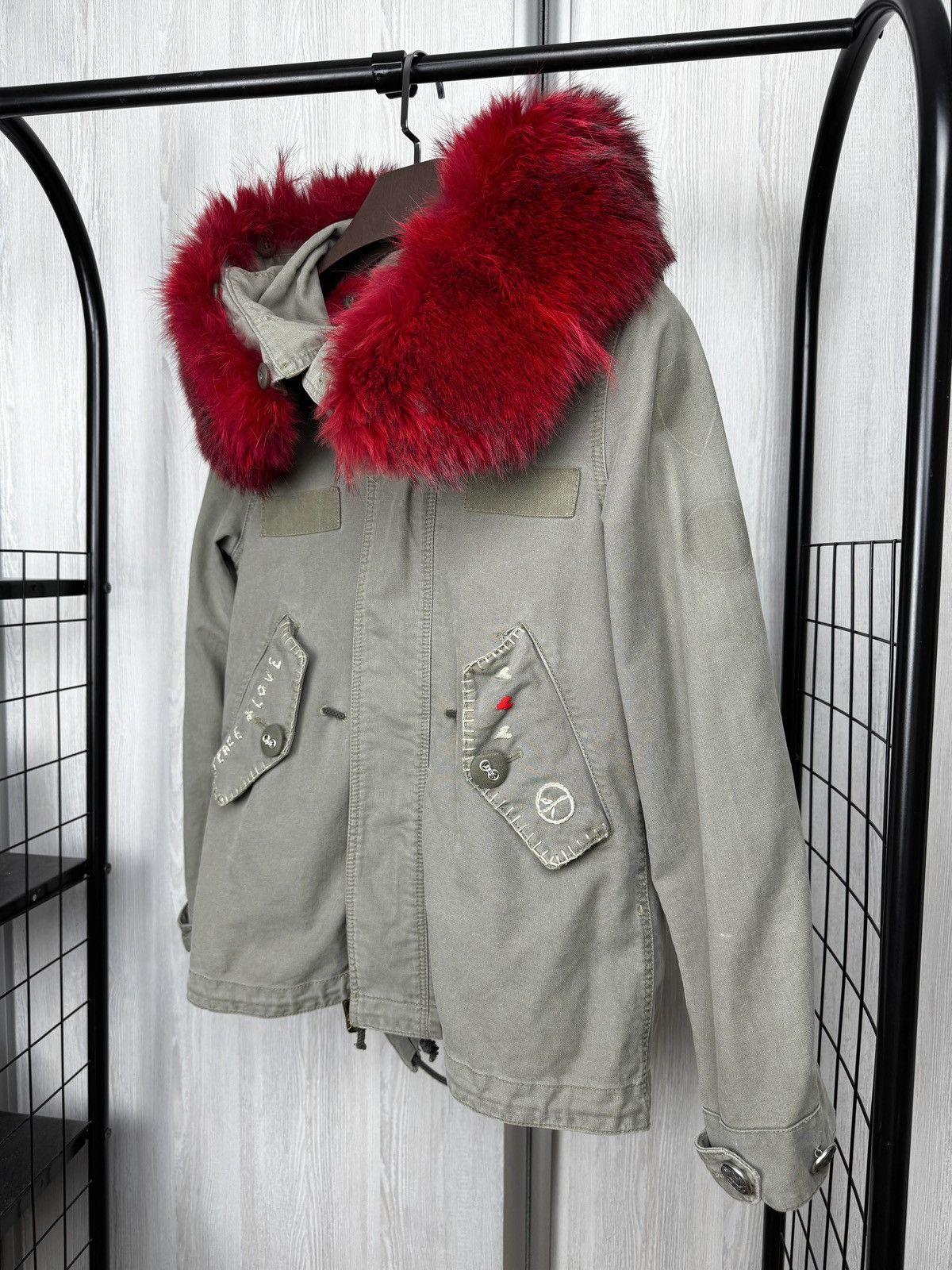 Other History Repeats by Femme Michele R. khaki lined jacket sz 42 Size M / US 6-8 / IT 42-44 - 9 Thumbnail