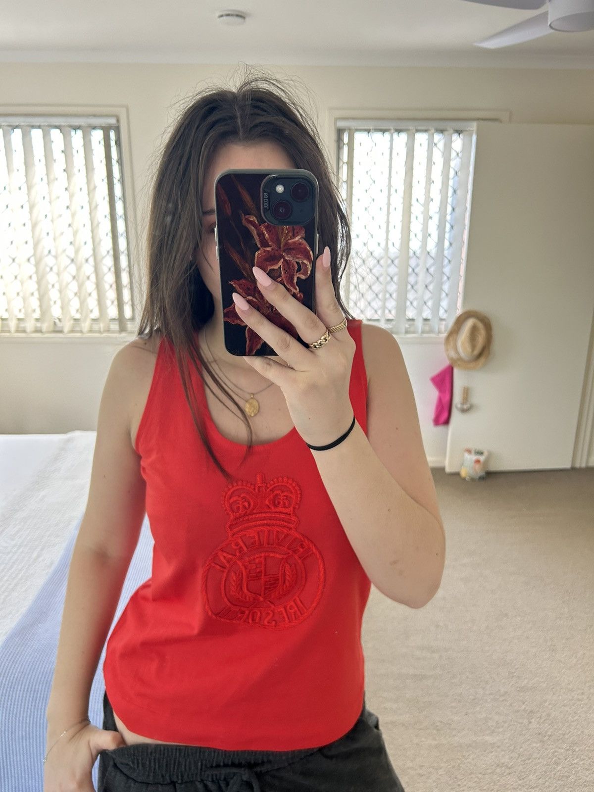 Other Cliche Branded Vintage Red Singlet Size M / US 6-8 / IT 42-44 - 1 Thumbnail