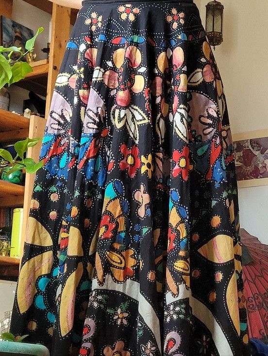 Other Nikky Y2k Maxi Floral Butterfly Whimsy Skirt Sequins - Xl Size 32" / US 10 / IT 46 - 2 Thumbnail