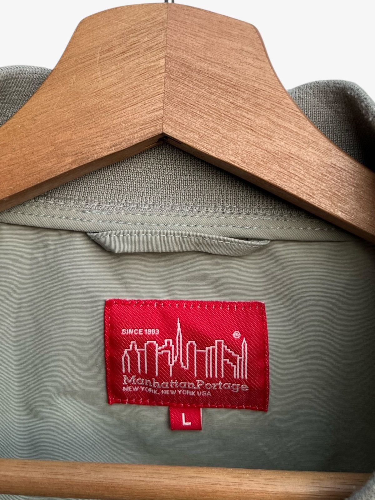 Manhattan Portage Manhattan Portage Cotton Nylon Grosgrain Zip Blouson Size US L / EU 52-54 / 3 - 10 Thumbnail